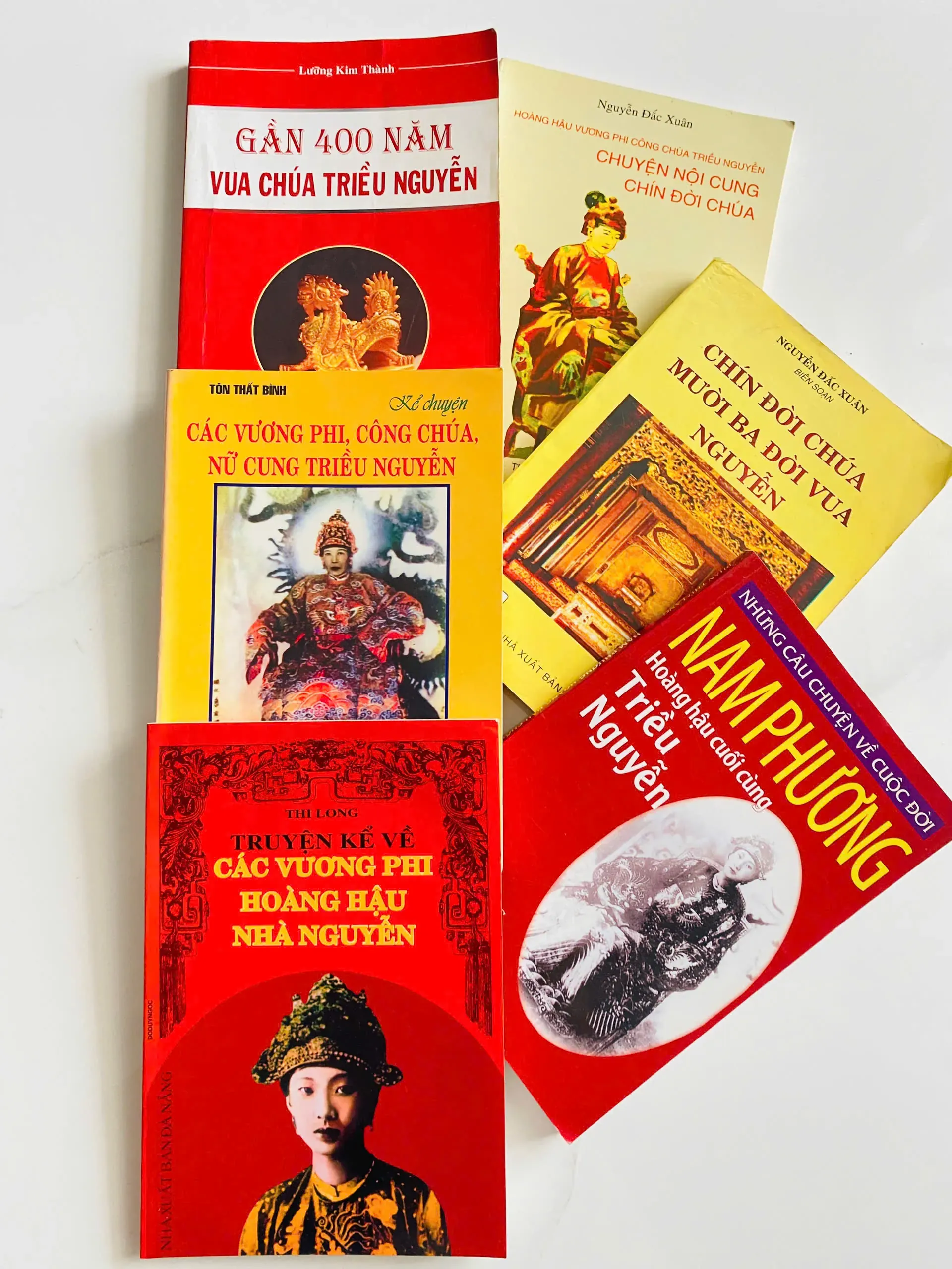 Combo 6 cuốn kể về Triều Nguyễn by  - Sách Book Cover - Ngọc Hiển Books