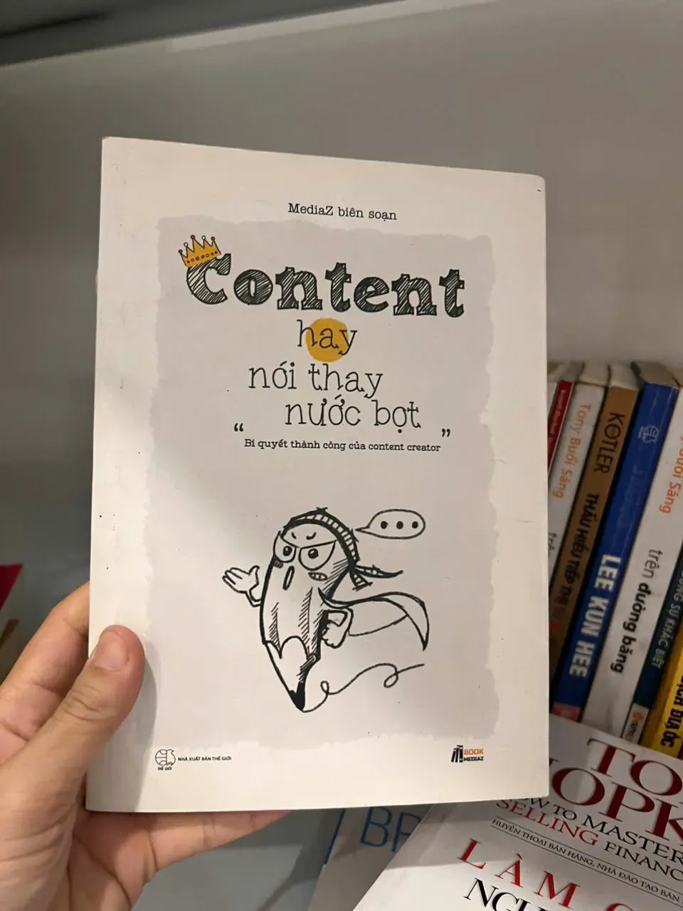 Content Hay Nói Thay Nước Bọt by  - Sách Book Cover - Ngọc Hiển Books