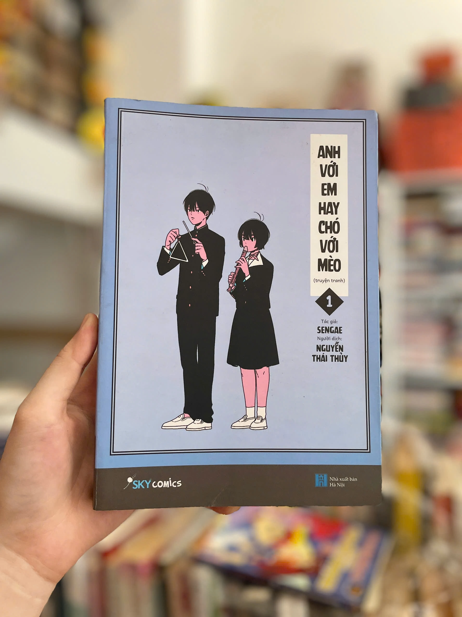 Anh Với Em Hay Chó Với Mèo 1 by Sengae - Sách Book Cover - Ngọc Hiển Books