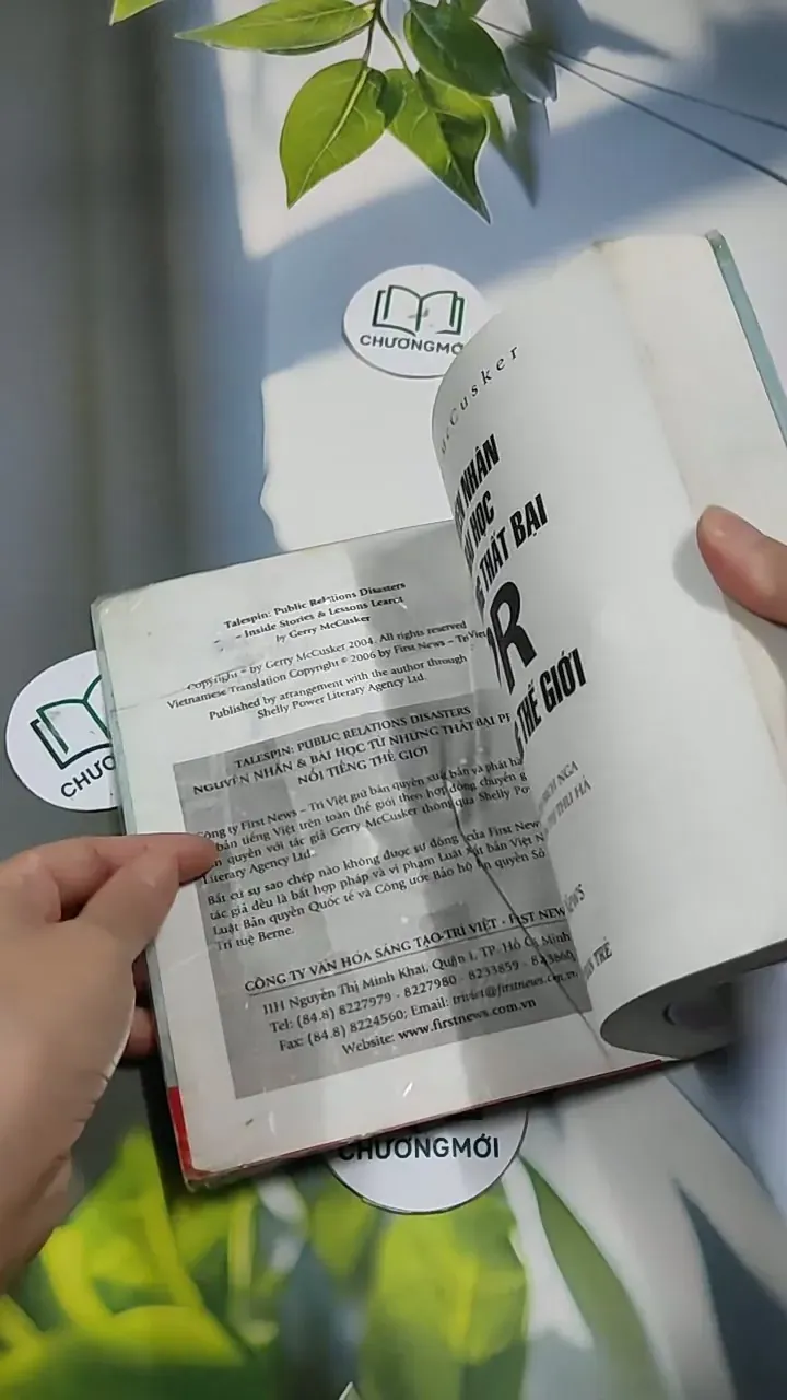 Nguyên Nhân & Bài Học Từ Những Thất Bại PR Nổi Tiếng Thế Giới - Gerry McCusker 707255