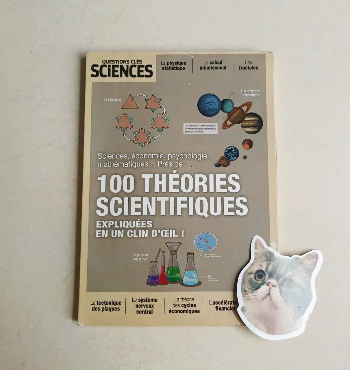 100 THÉORIES SCIENTIFIQUES EXPLIQUÉES EN UN CLIN D'ŒIL! 🌻 by  - Sách Book Cover - Ngọc Hiển Books