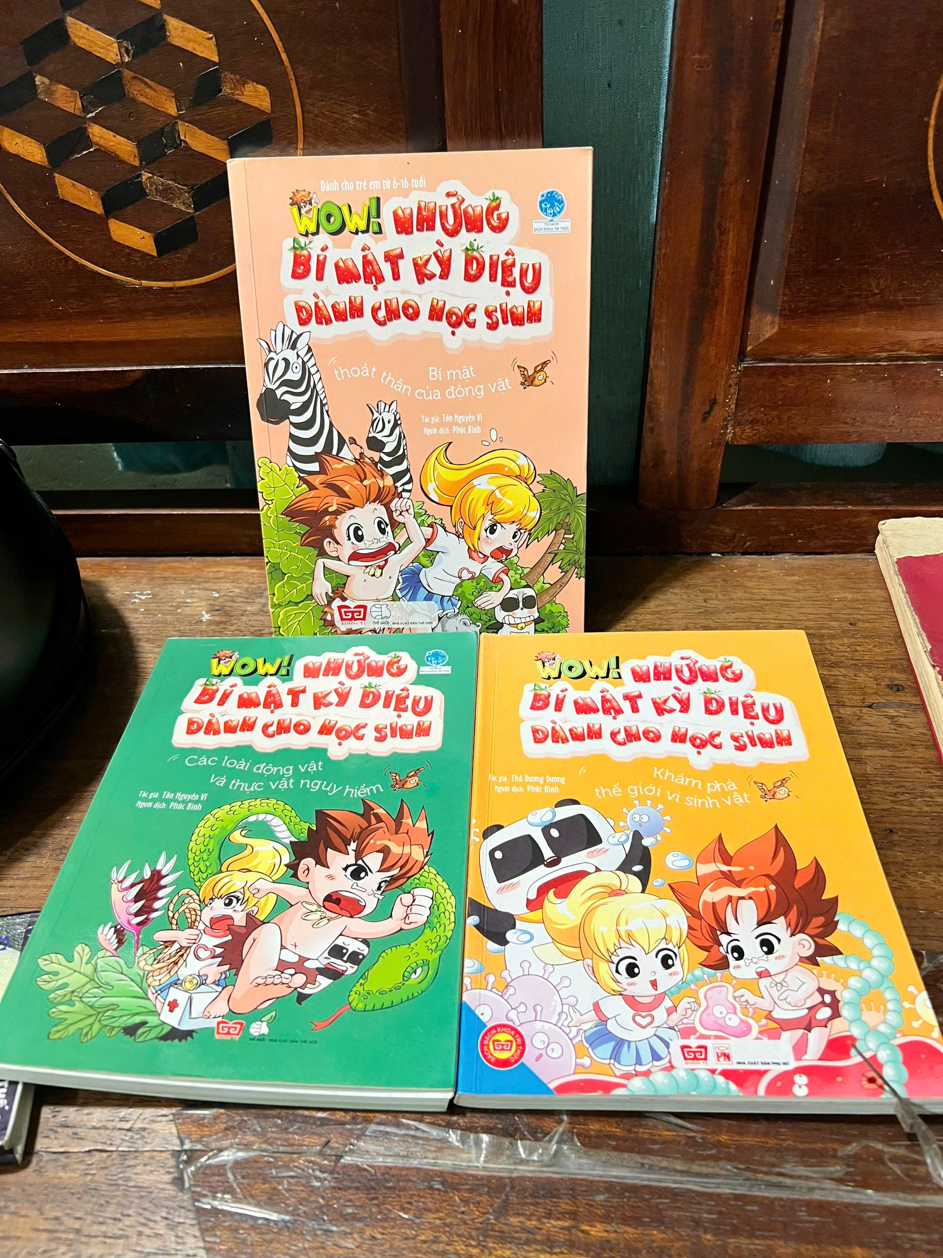 Combo 3 cuốn: Wow! Những Bí Mật Kỳ Diệu Dành Cho Học Sinh by  - Sách Book Cover - Ngọc Hiển Books