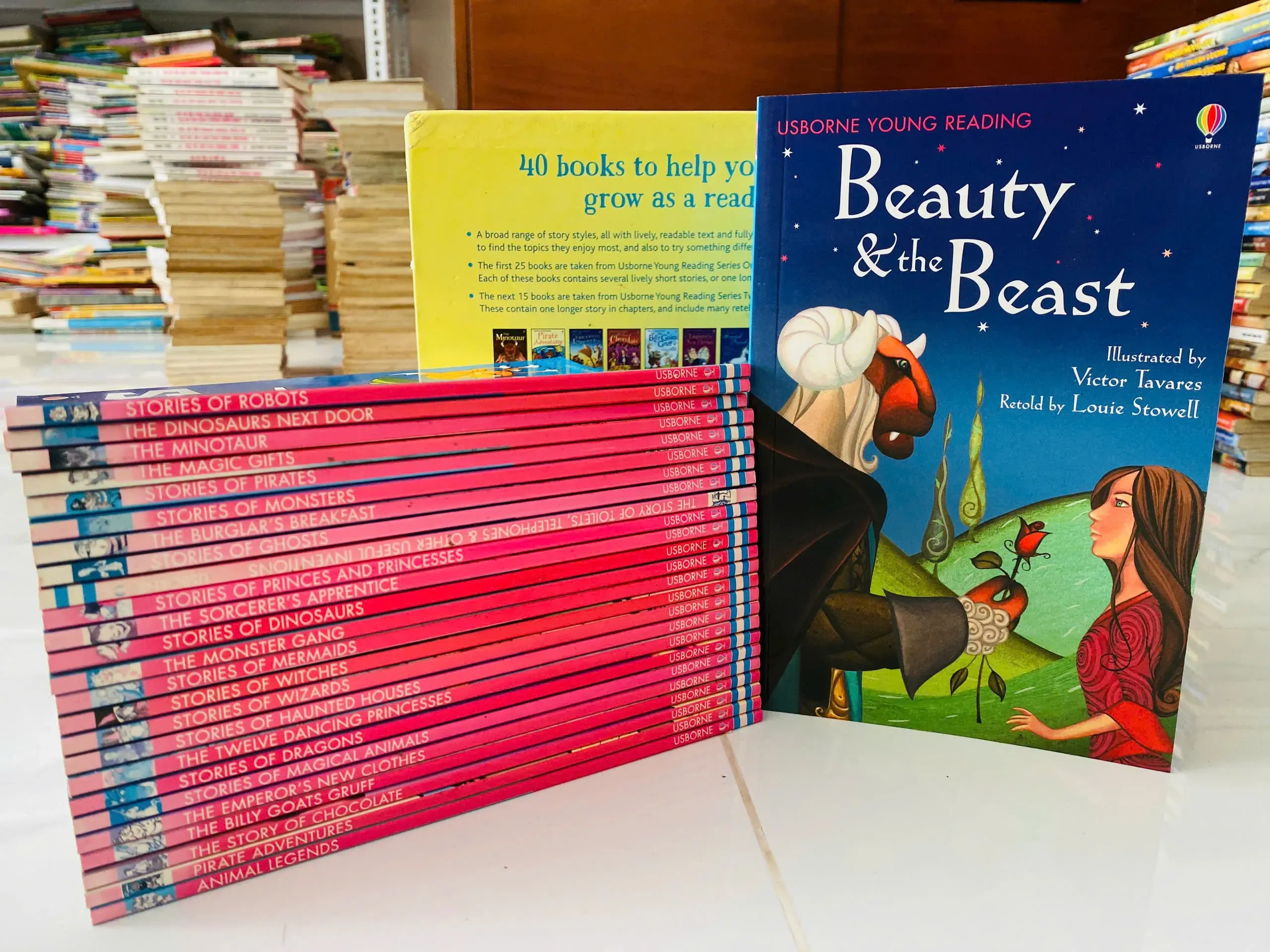 Usborne Bộ Vàng The Usborne Reading Collection - x40 book boxed set by  - Sách Book Cover - Ngọc Hiển Books