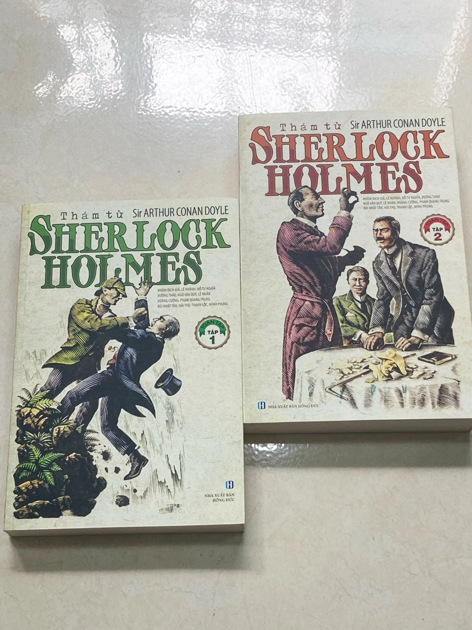 Combo Sherlock holmes by  - Sách Book Cover - Ngọc Hiển Books
