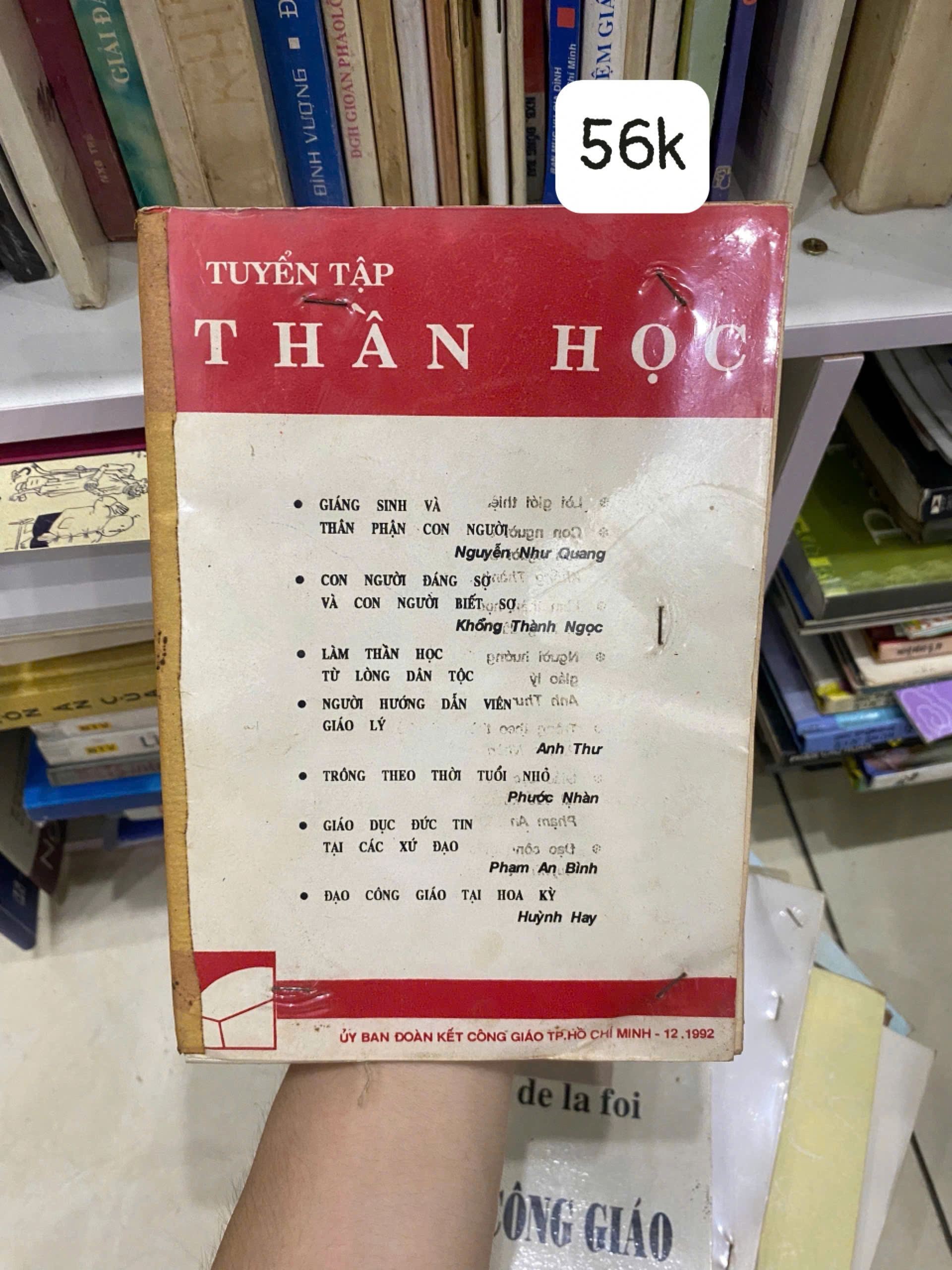 Tuyển tập thần học by  - Sách Book Cover - Ngọc Hiển Books