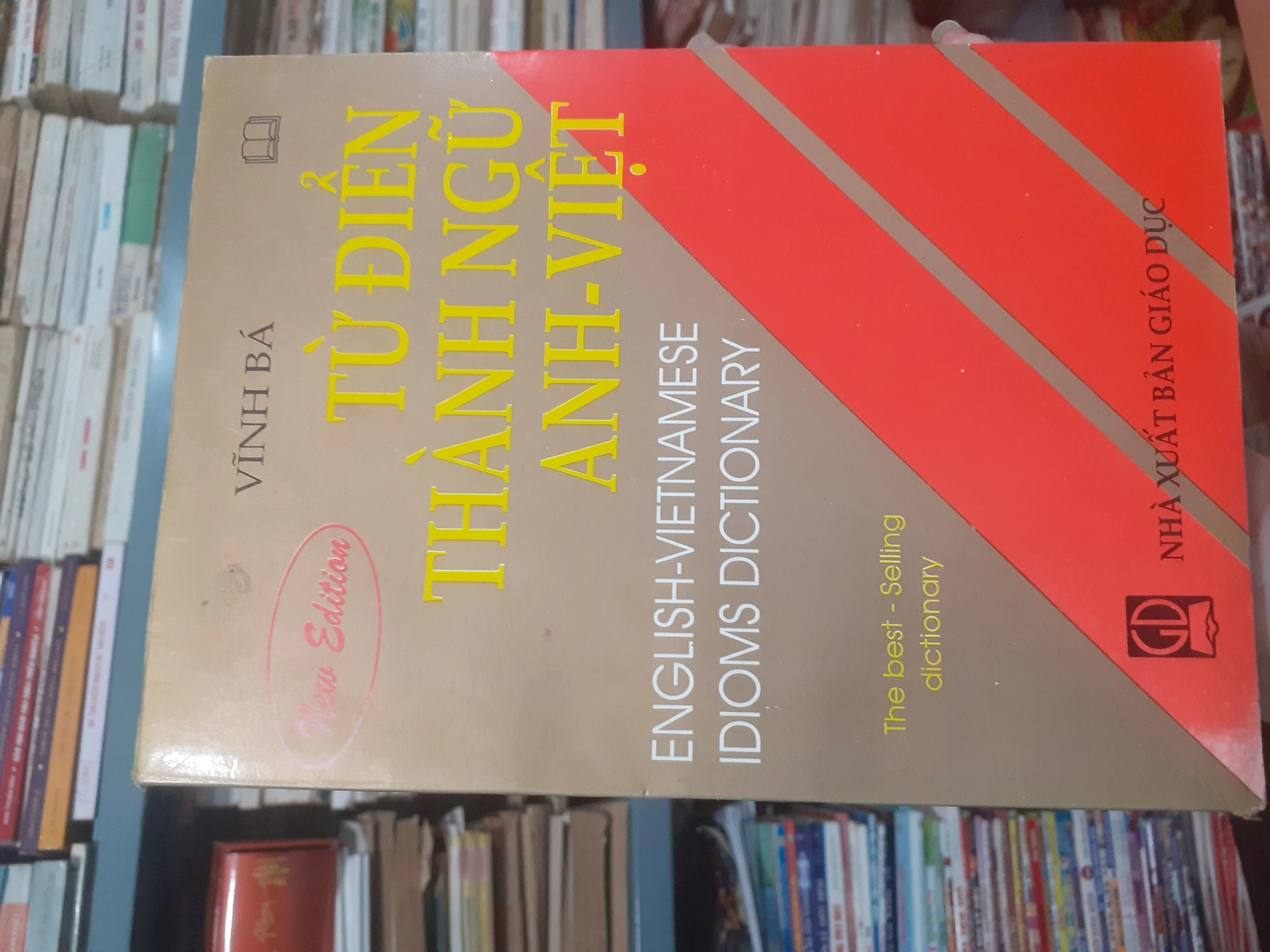 Từ Điển Thành Ngữ Anh-Việt by Nguyễn Minh Tiến - Sách Book Cover - Ngọc Hiển Books