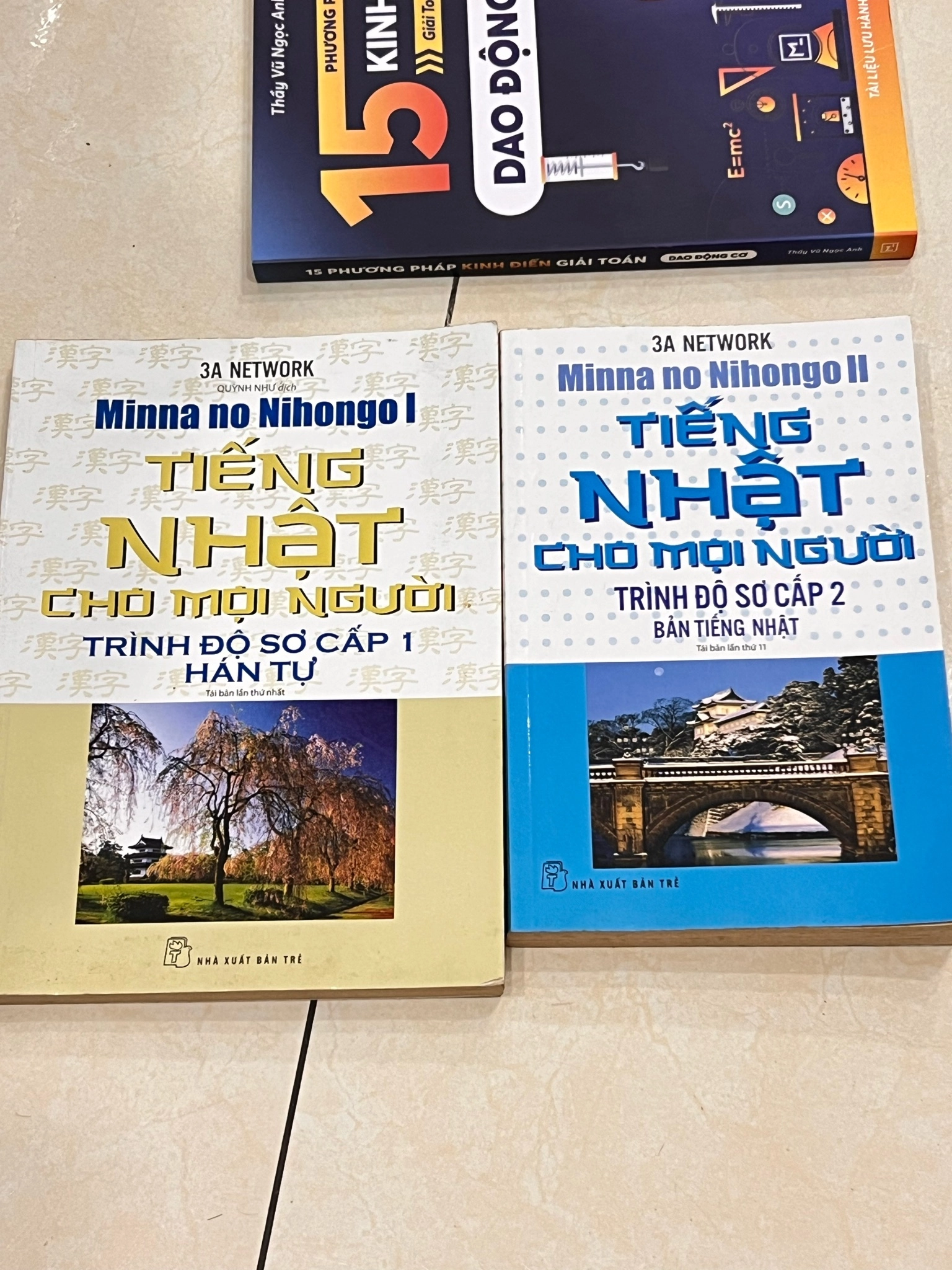 Combo sách tiếng nhật sơ cấp 1 và 2 by  - Sách Book Cover - Ngọc Hiển Books