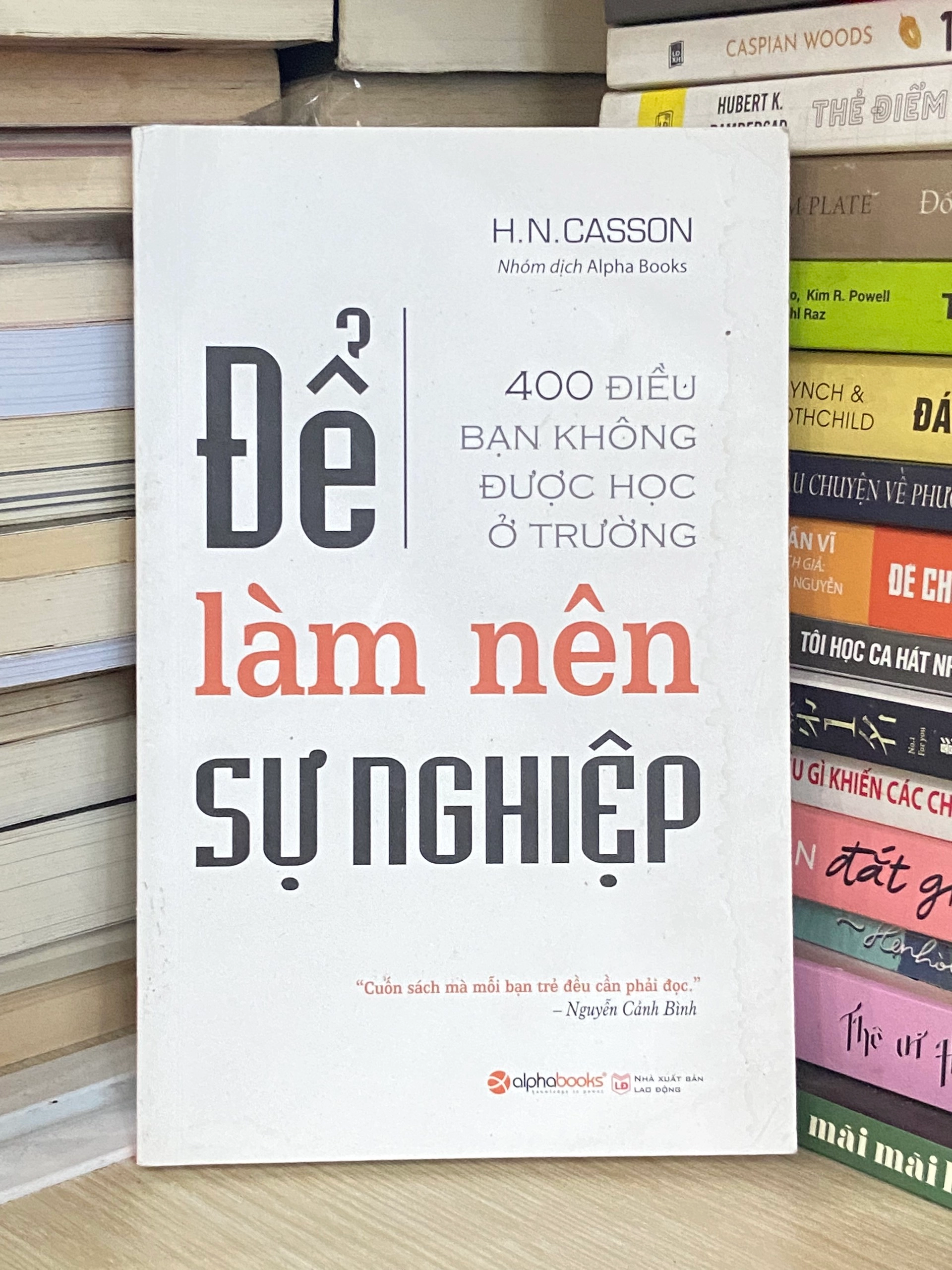 Để Làm Nên Sự Nghiệp - 	 H.N.Casson by H.N. Casson - Sách Book Cover - Ngọc Hiển Books