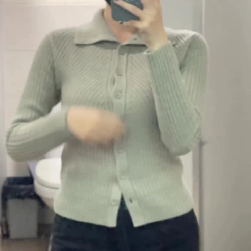 UNIQLO Merino blend high neck cardigan, size XS, đã qua sử dụng, mất tag, như mới