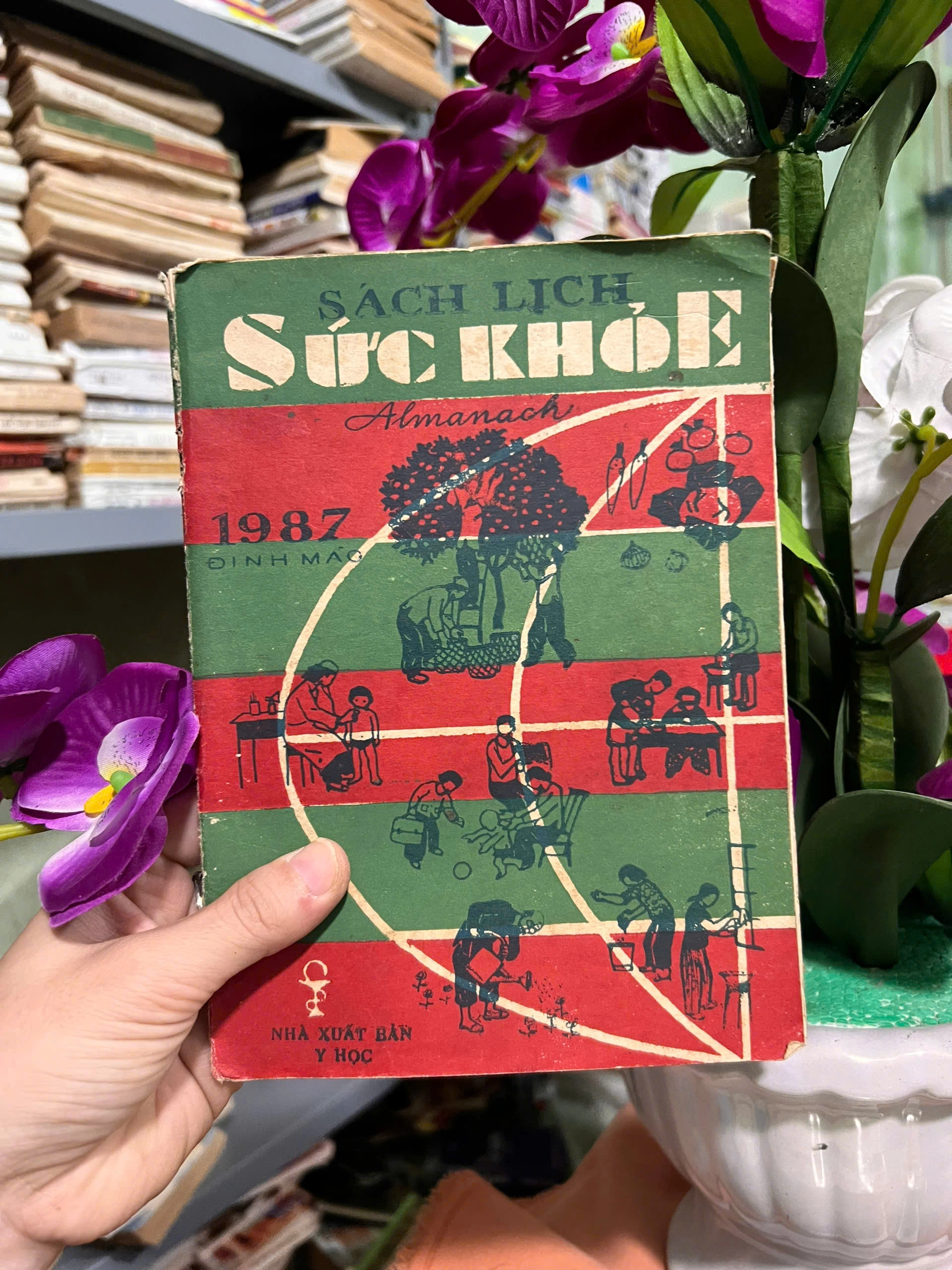 Sách Lịch Sức Khỏe - 1987 by  - Sách Book Cover - Ngọc Hiển Books