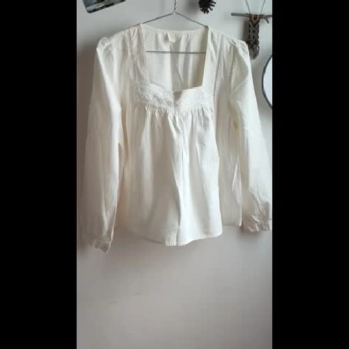 Áo tay dài phong cách babydoll (mới 70%) 411980