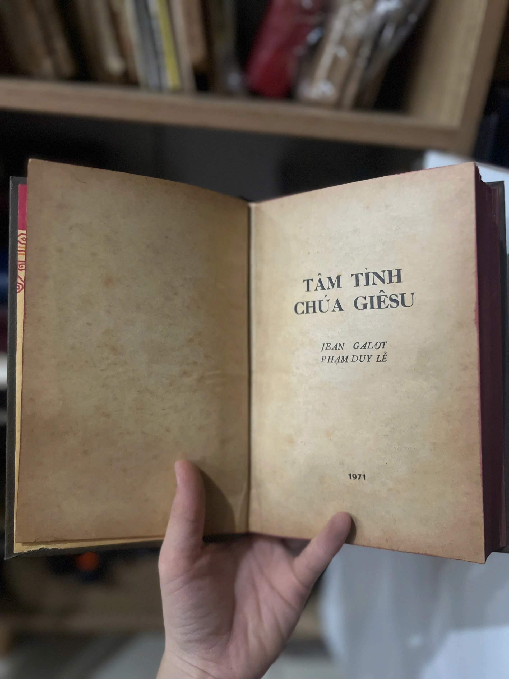 Tâm Tình Chúa Giêsu 1971 by  - Sách Book Cover - Ngọc Hiển Books