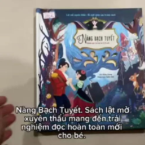 Sách tương tác lật mở xuyên thấu - Nàng Bạch Tuyết - Đinh Tị