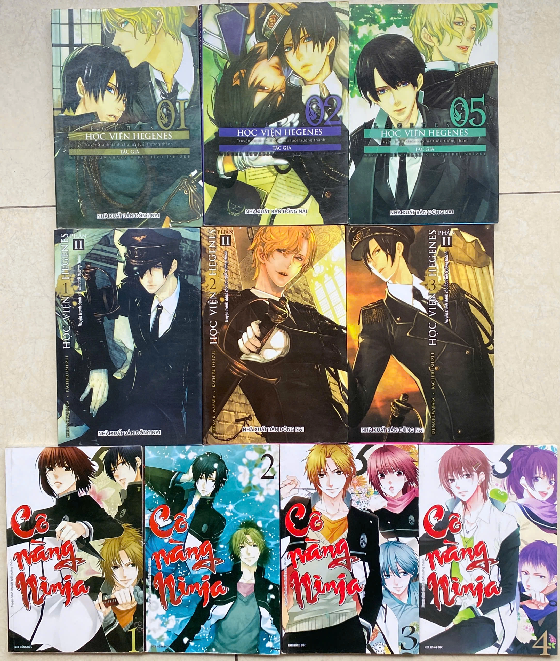 Học Viện Hegenes, Cô nàng Ninja by  - Sách Book Cover - Ngọc Hiển Books