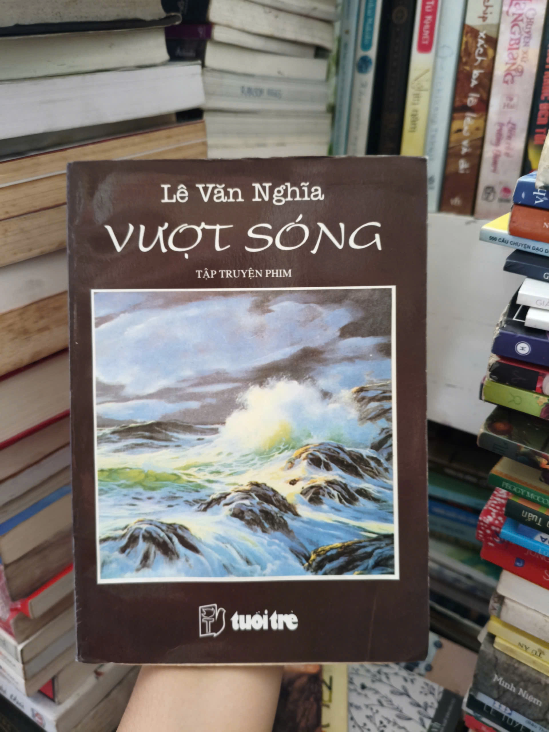 Vượt Sóng  - Lê Văn Nghĩa by Lê Văn Nghĩa - Sách Book Cover - Ngọc Hiển Books