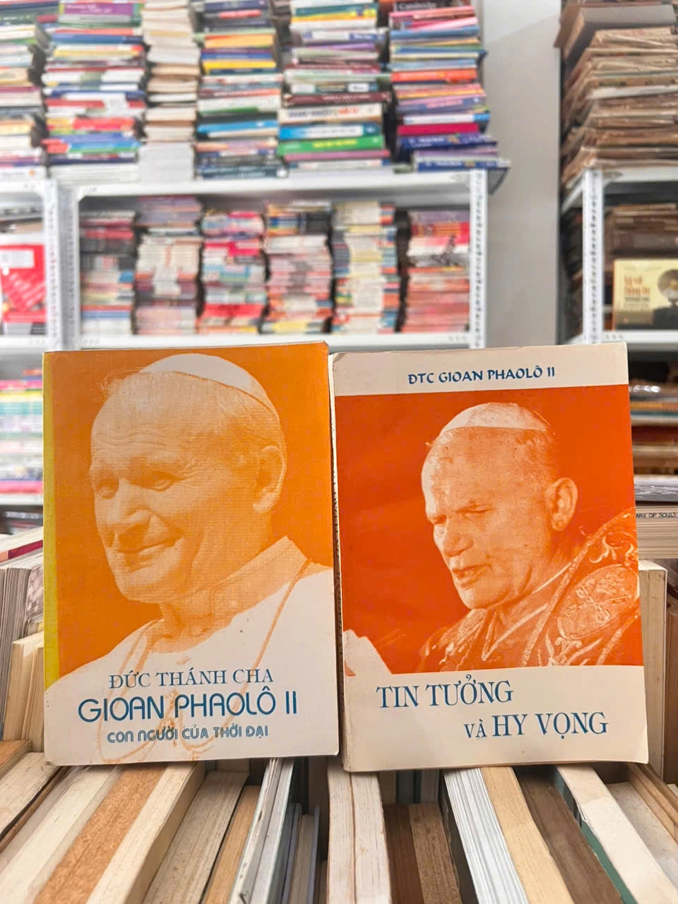 Đức Thánh Cha Gioan Phaolô II + Tin Tưởng Và Hy Vọng by  - Sách Book Cover - Ngọc Hiển Books