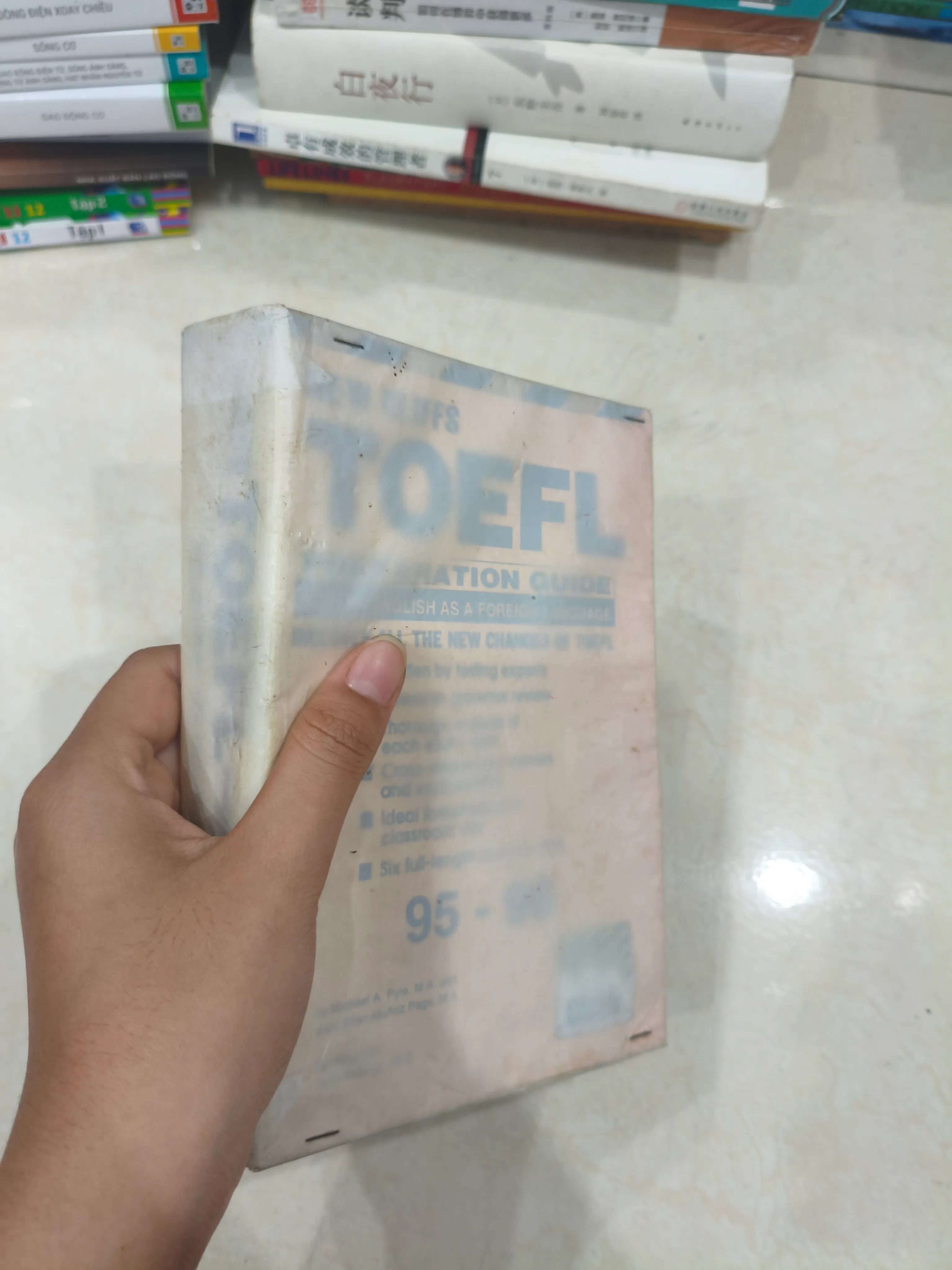 New Cliffs TOEFL 🌱 by  - Sách Book Cover - Ngọc Hiển Books