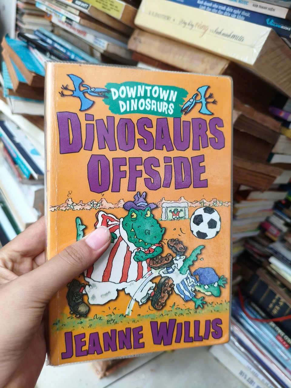Dinosaurs Offside by Jeanne by  - Sách Book Cover - Ngọc Hiển Books