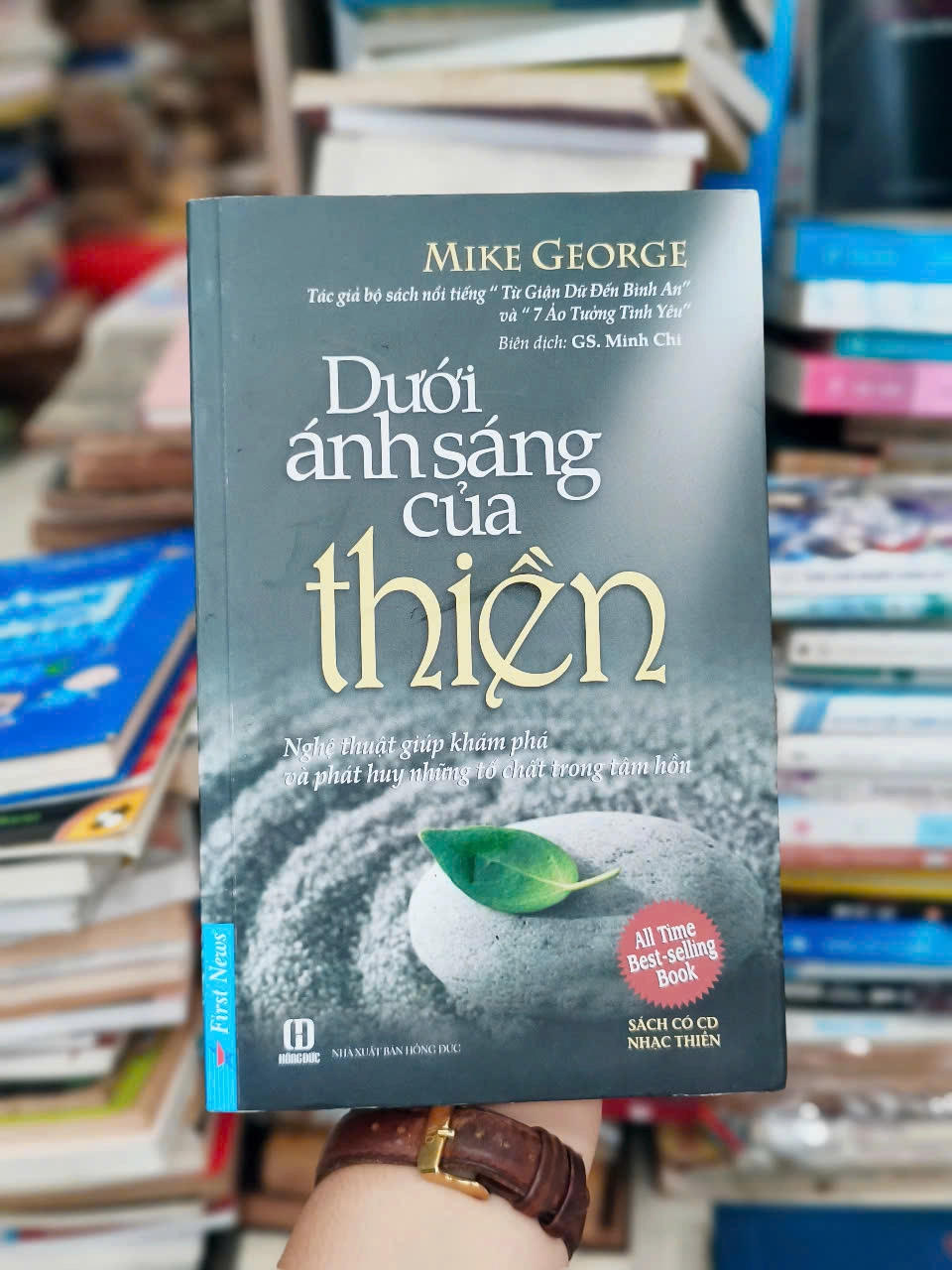 Dưới Ánh Sáng Của Thiền by Mike George - Sách Book Cover - Ngọc Hiển Books