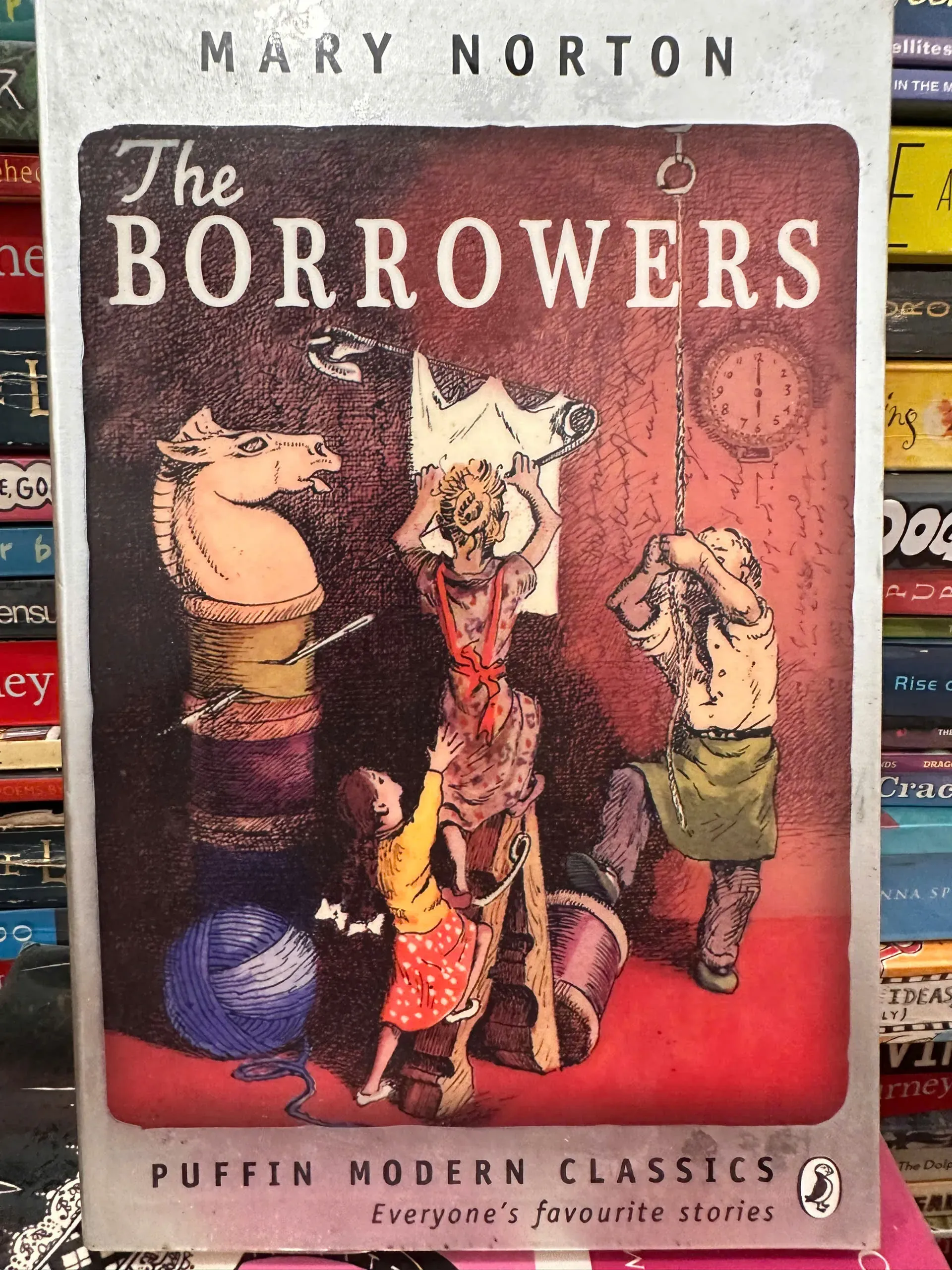 The Borrowers by English author Mary Norton. by  - Sách Book Cover - Ngọc Hiển Books