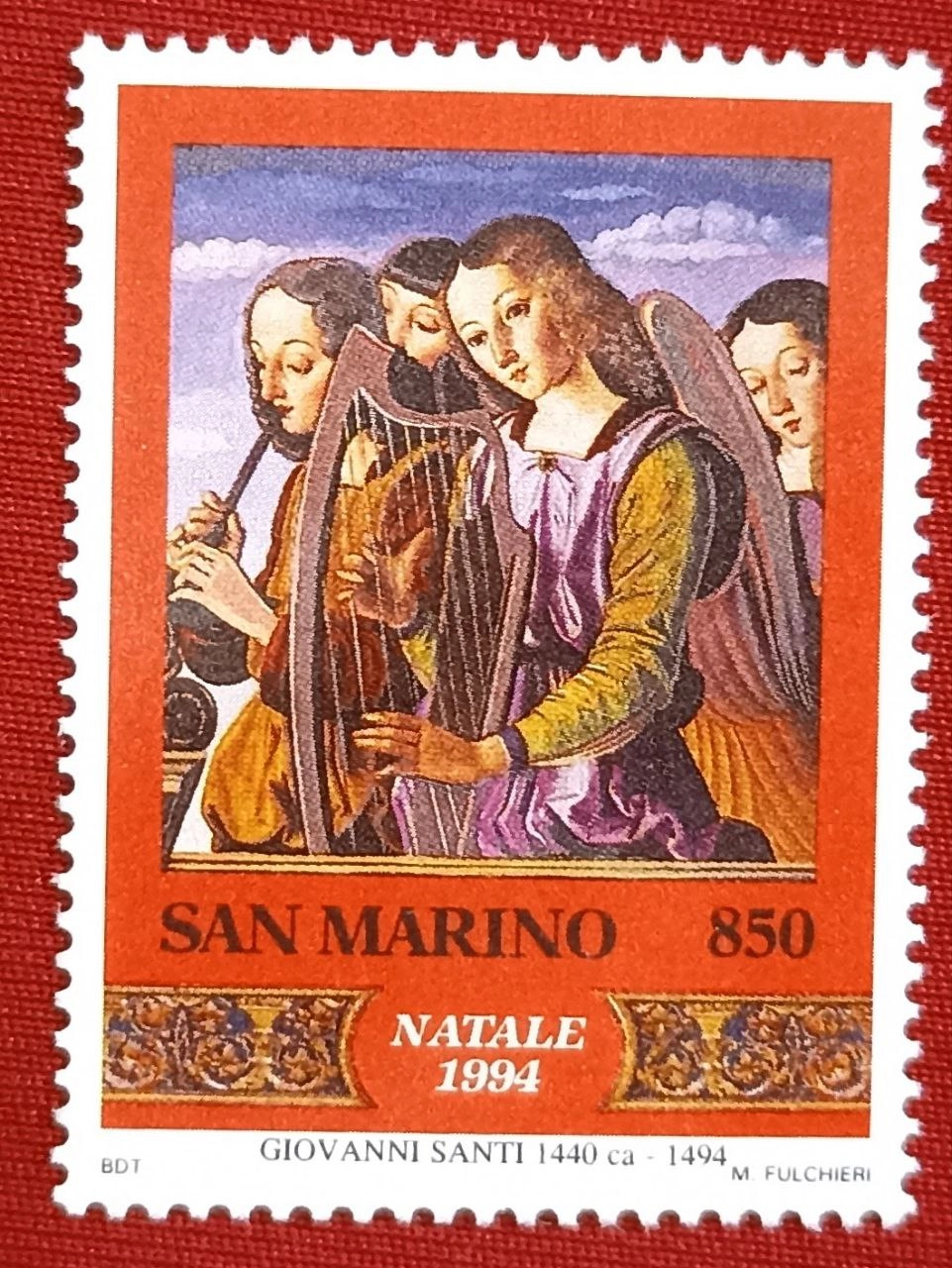 San Marino Natale 1994 – Các thiên thần nhạc công by  - Sách Book Cover - Ngọc Hiển Books