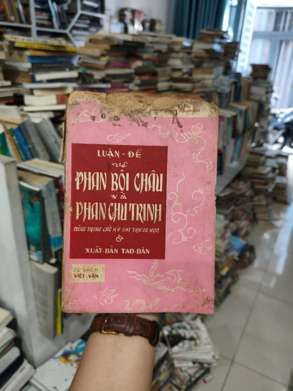 Luận đề về Phan Bội Châu & Phan Chu Trinh by Tạ Văn Ru - Sách Book Cover - Ngọc Hiển Books