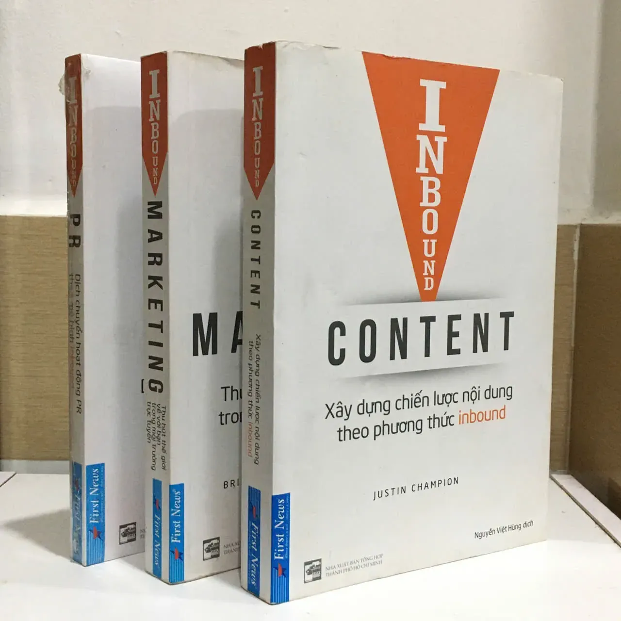 Combo 3 cuốn Inbound Marketing: PR – Marketing  – Content by  - Sách Book Cover - Ngọc Hiển Books