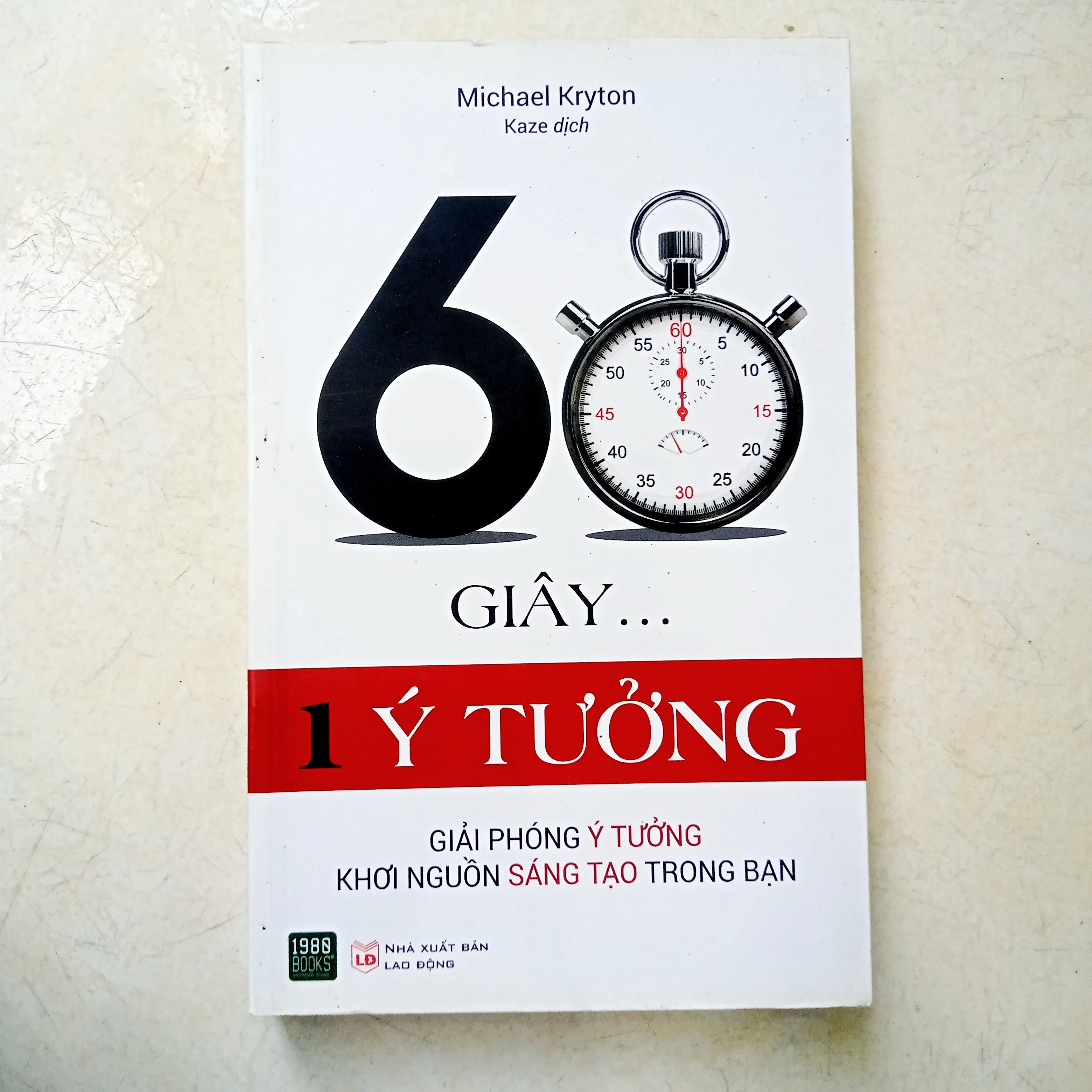 60 giây một ý tưởng 📚 by  - Sách Book Cover - Ngọc Hiển Books