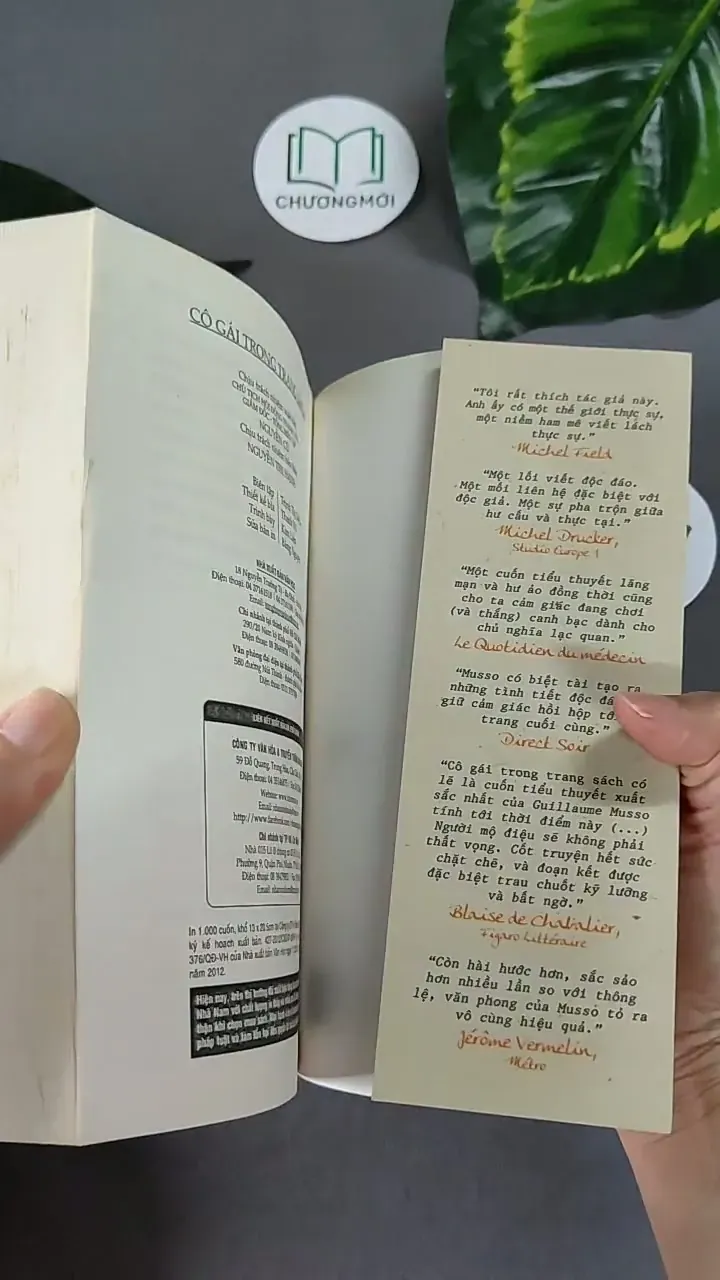 Cô Gái Trong Trang Sách - Guillaume Musso 604624