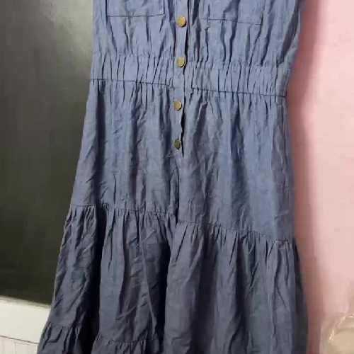 ĐẦM DENIM SƠ MI DÁNG XOÈ