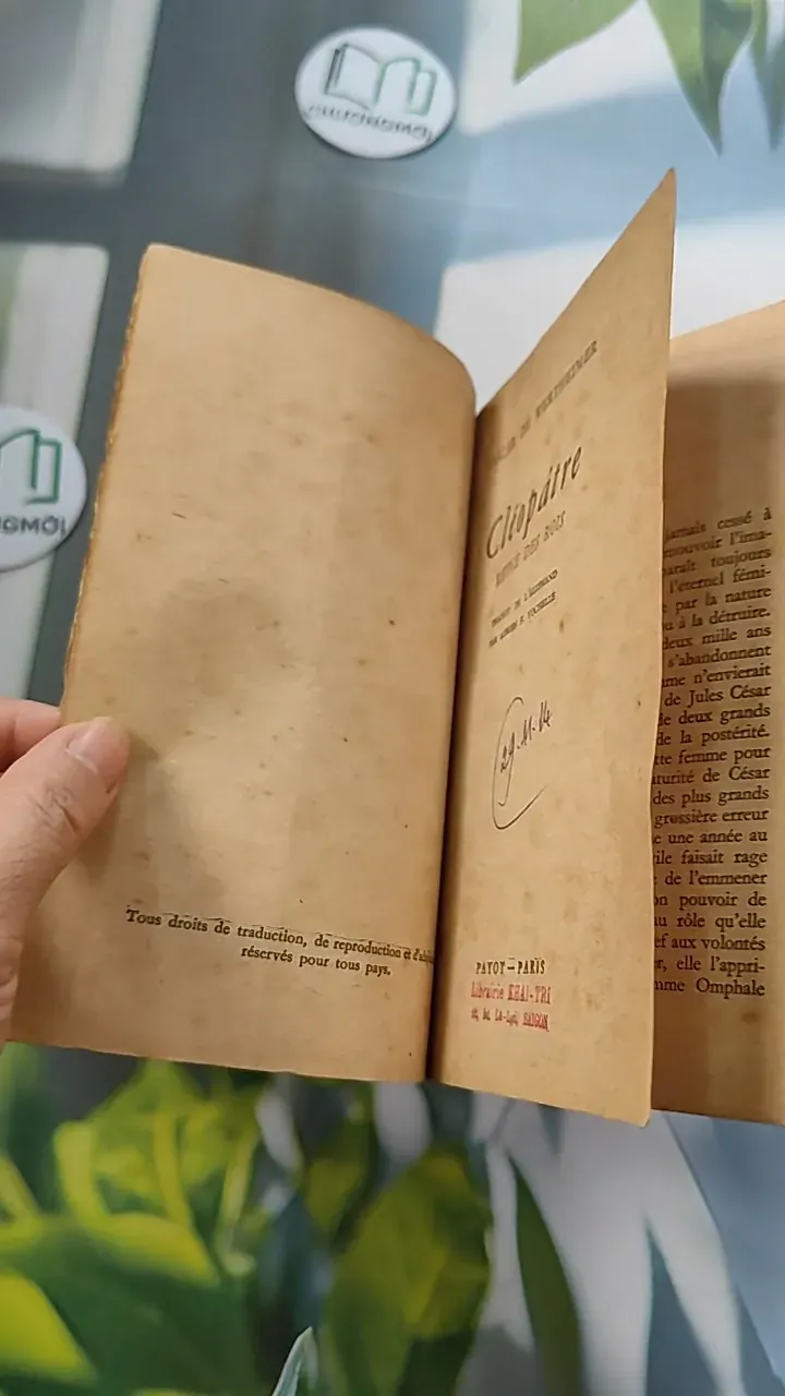 [MIỄN PHÍ BỌC SÁCH] [XƯA] Cléopâtre: Reine des Rois (1956) - Oscar de Wertheimer 754444