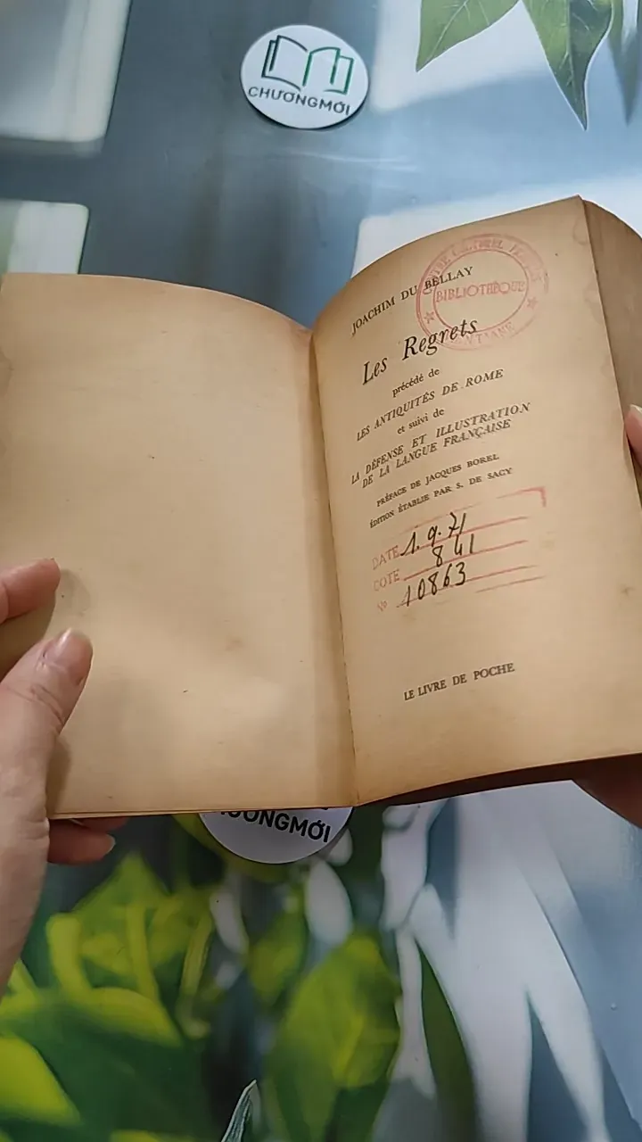 [MIỄN PHÍ BỌC SÁCH] [XƯA] Poésies (1967) - Joachim du Bellay 754466