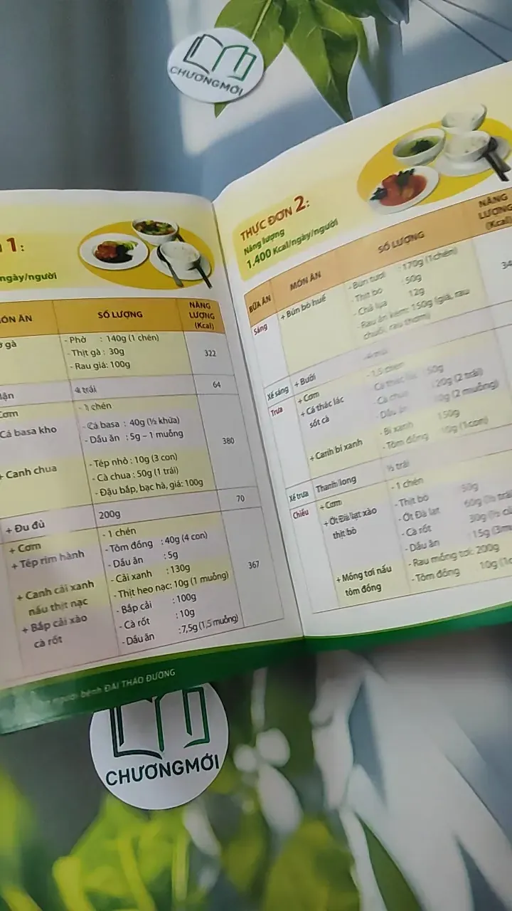 Combo Bệnh Đái Tháo Đường, Thực Đơn Cho Người Bệnh Đái Tháo Đường - BS. Lương Phán 780778