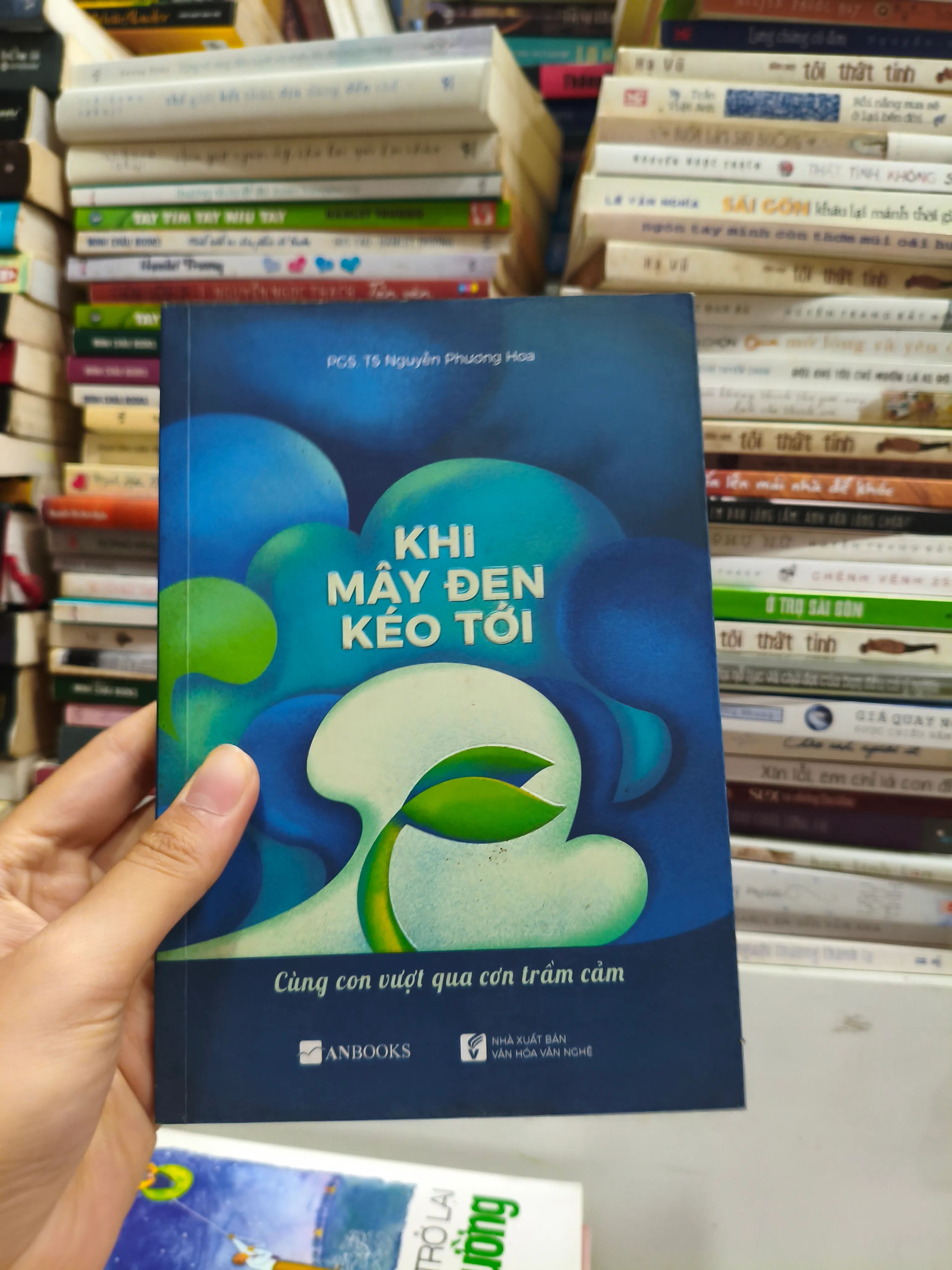 Khi Mây Đen Kéo Tới: Cùng Con Vượt Qua Cơn Trầm Cảm 🌱 by  - Sách Book Cover - Ngọc Hiển Books