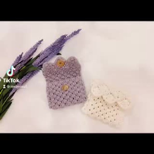 Ví mini ngắn Miêu Craft handmade 6574