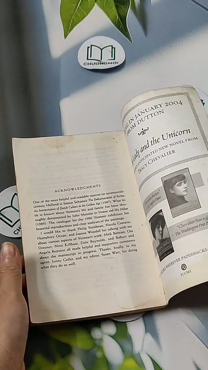 [MIỄN PHÍ BỌC SÁCH] Girl with a Pearl Earring - Tracy Chevalier 703101