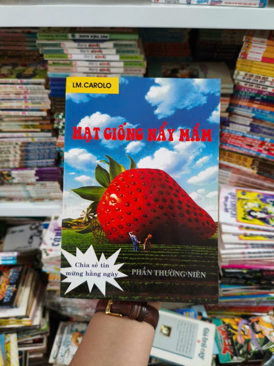 Hạt Giống Nảy Mầm by Lm. Carôlô Hồ Bặc Xái - Sách Book Cover - Ngọc Hiển Books