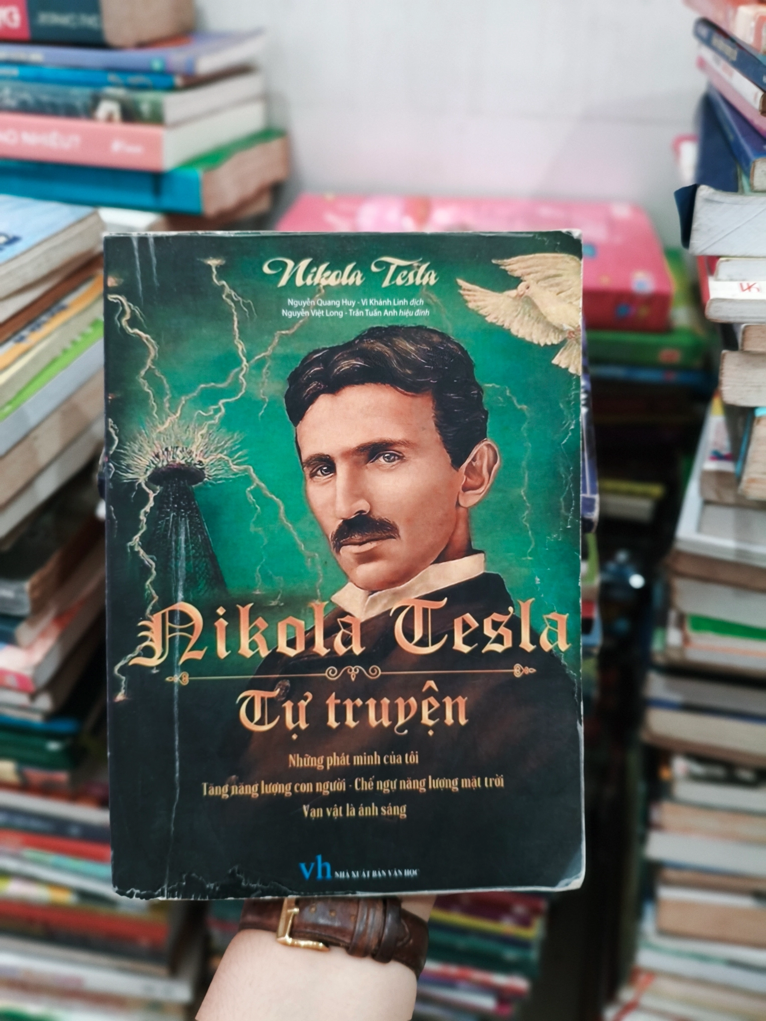 Nikola Tesla tự truyện 🌱 by  - Sách Book Cover - Ngọc Hiển Books
