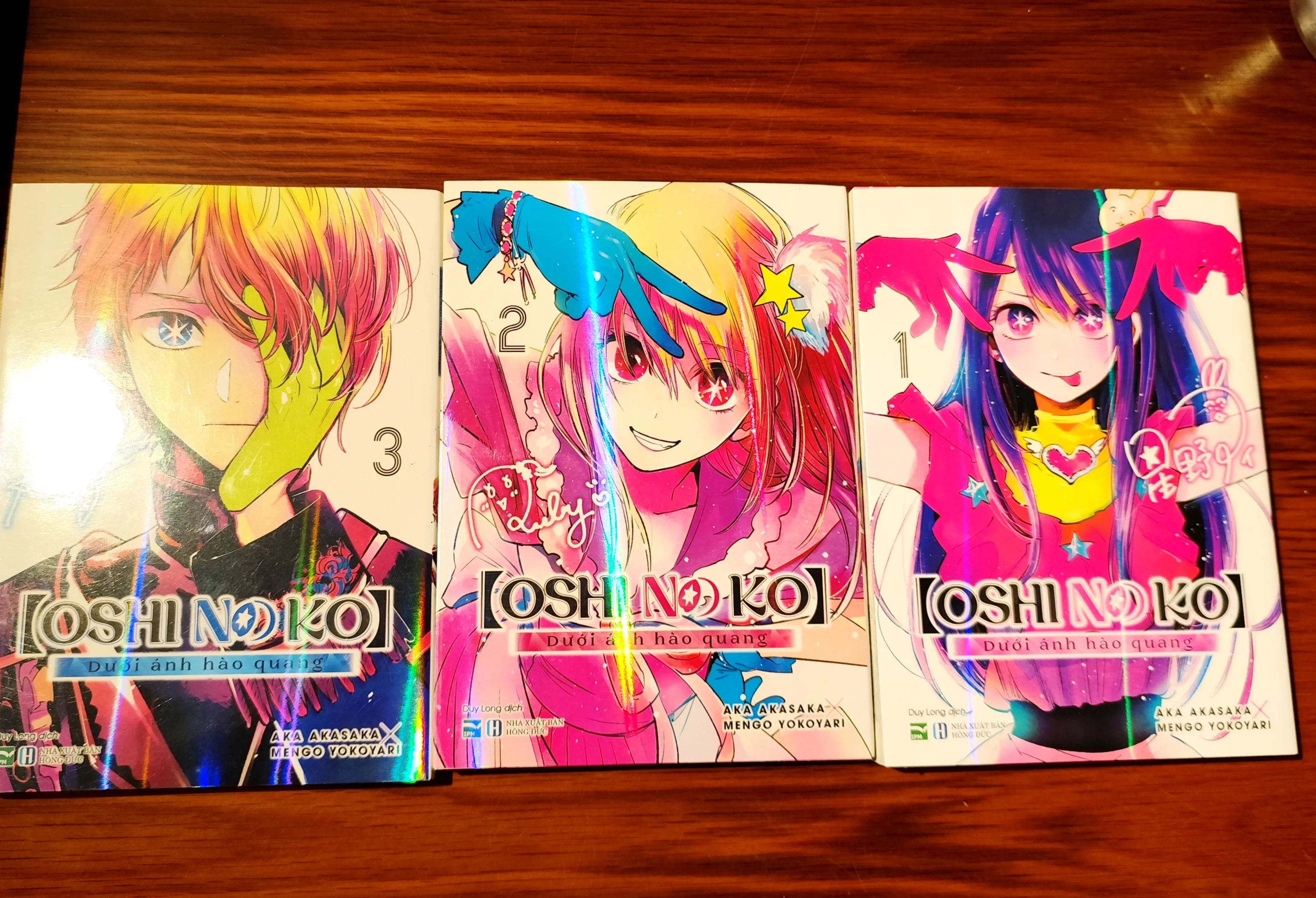 OSHI NO KO dưới ánh hào quang tập 1+2+3 by  - Sách Book Cover - Ngọc Hiển Books