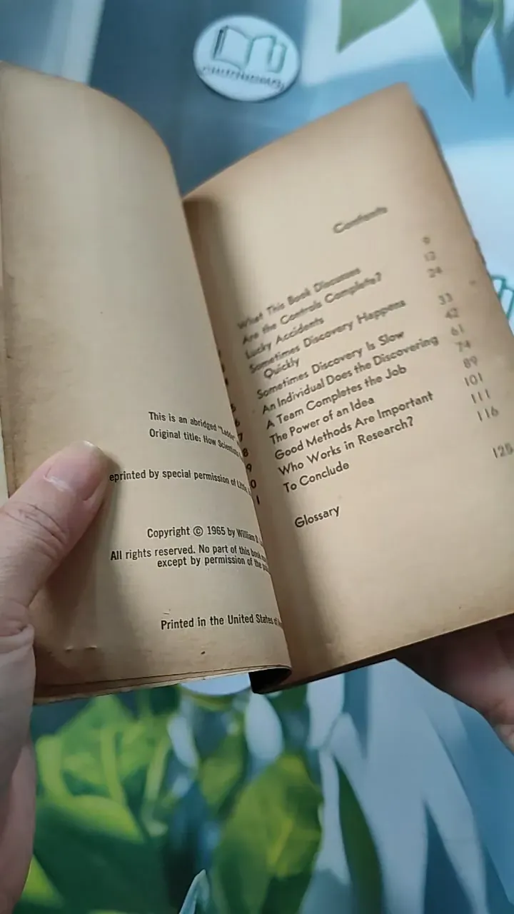 [MIỄN PHÍ BỌC SÁCH] [XƯA] Discoveries in Science: How They Are Made (Ladder Edition) (1965) - William Lotspeich 754450
