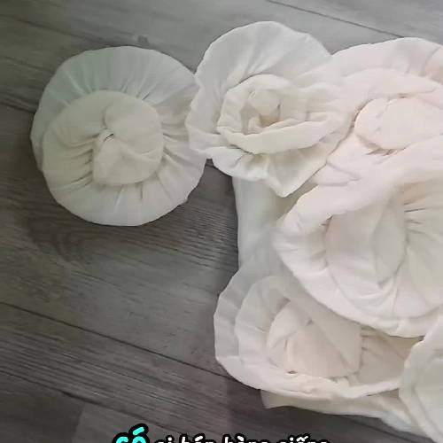 Pass Áo Trễ Vai Đính Hoa Hồng