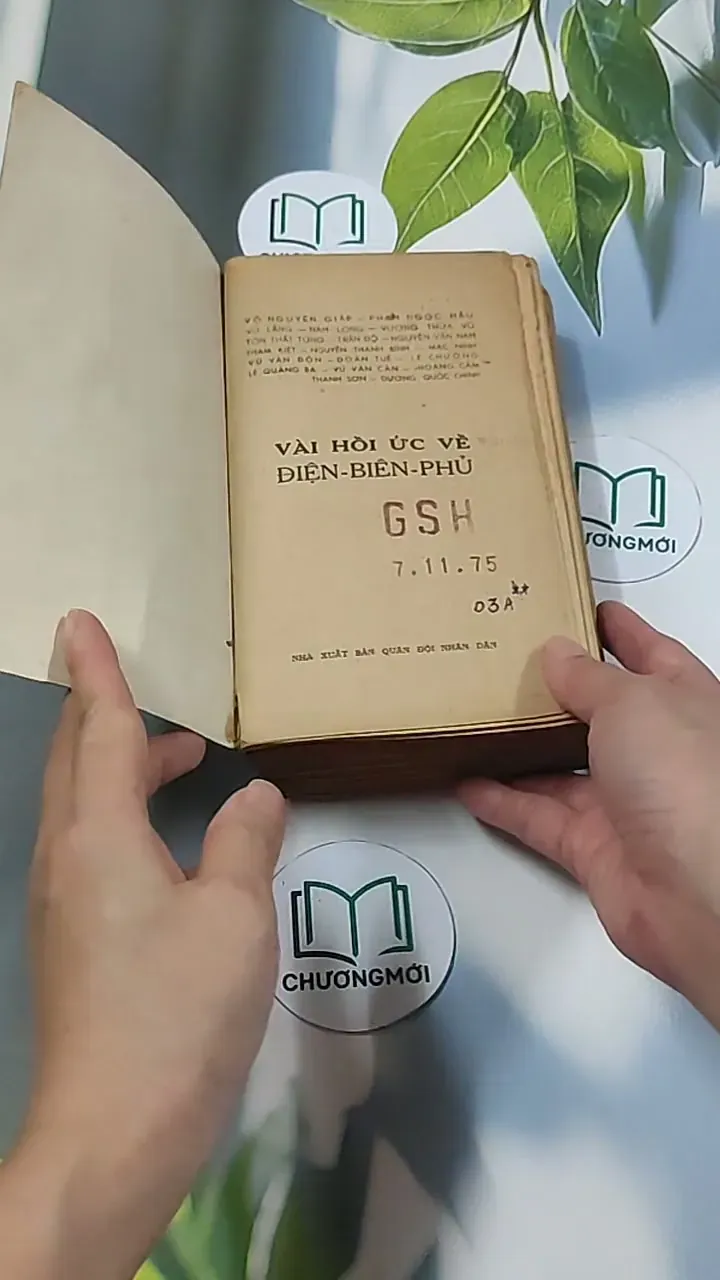 [MIỄN PHÍ BỌC SÁCH] Vài Hồi Ức Về Điện Biên Phủ (1975) - Võ Nguyên Giáp 674965