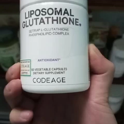 (Hàng CTY mới) Viên uống GLU 500mg Liposomal Glutathione CodeAge 500mg (60 viên)