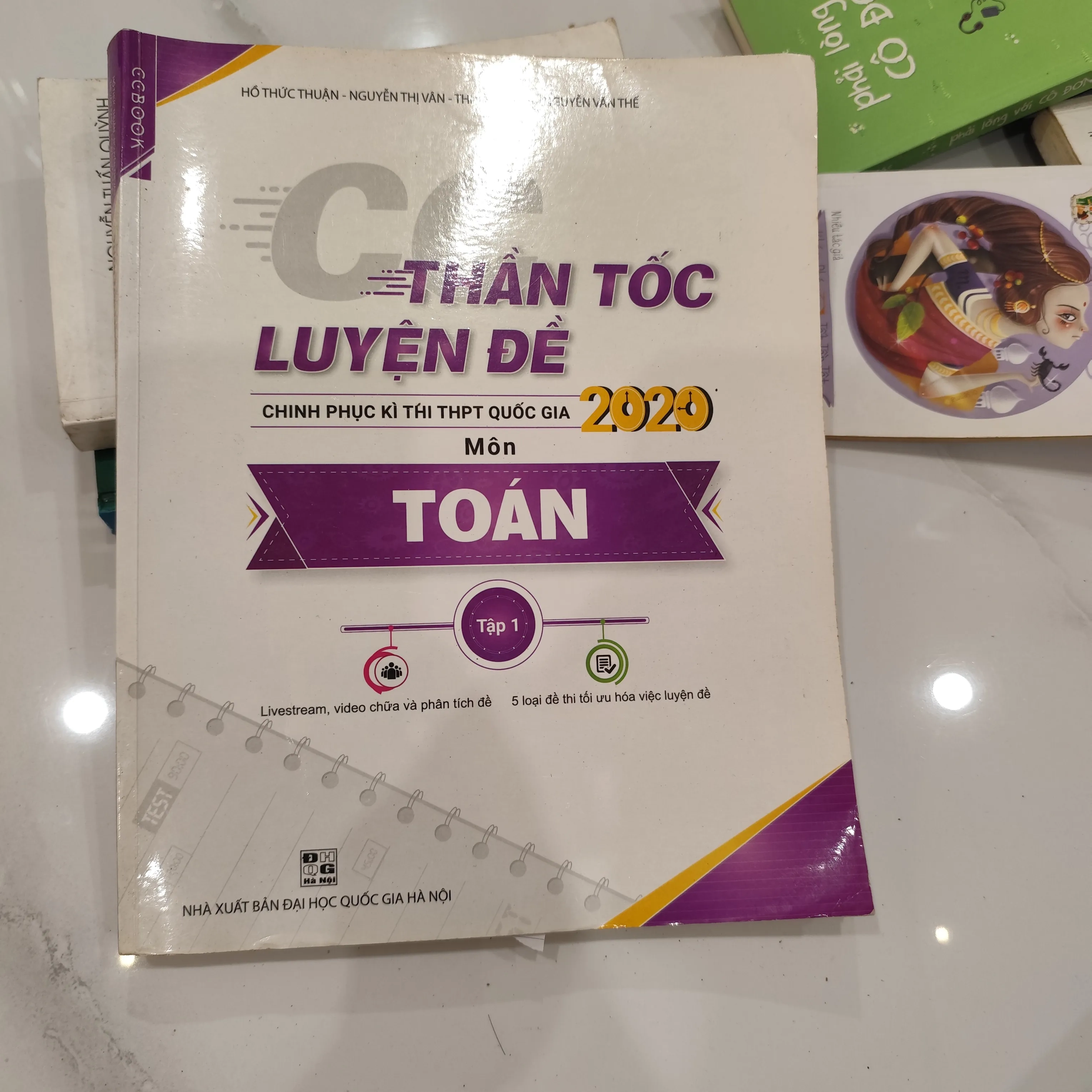 Thần tốc Luyện đề 2020 môn Toán - Tập 1". by  - Sách Book Cover - Ngọc Hiển Books