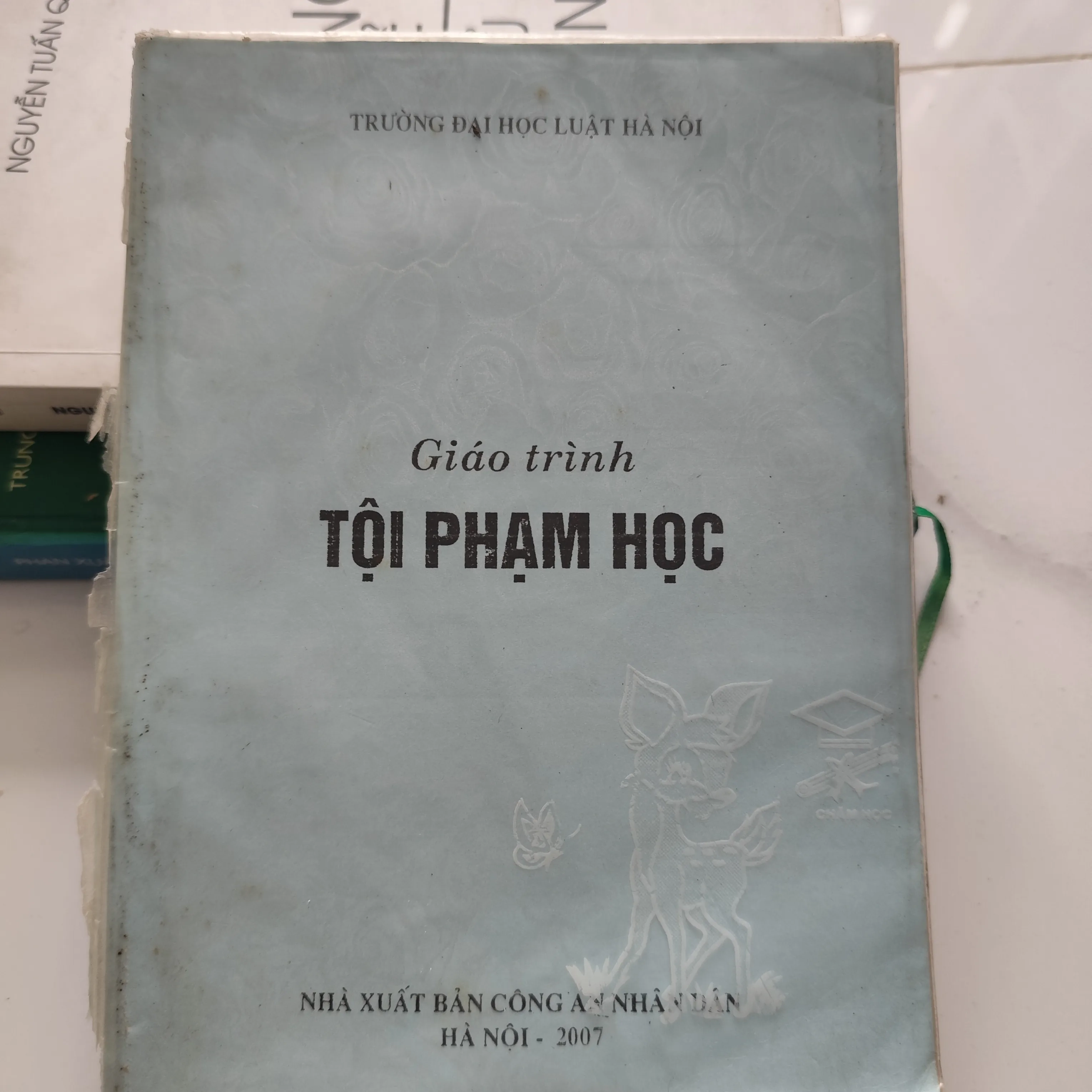 Giáo trình tội phạm học by  - Sách Book Cover - Ngọc Hiển Books