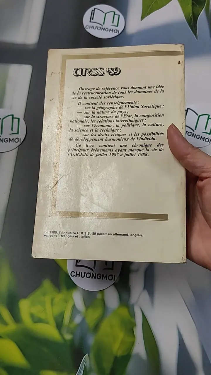 [MIỄN PHÍ BỌC SÁCH] [XƯA] URSS '89 Annuaire (1989) - Agence de Presse Novosti 754513
