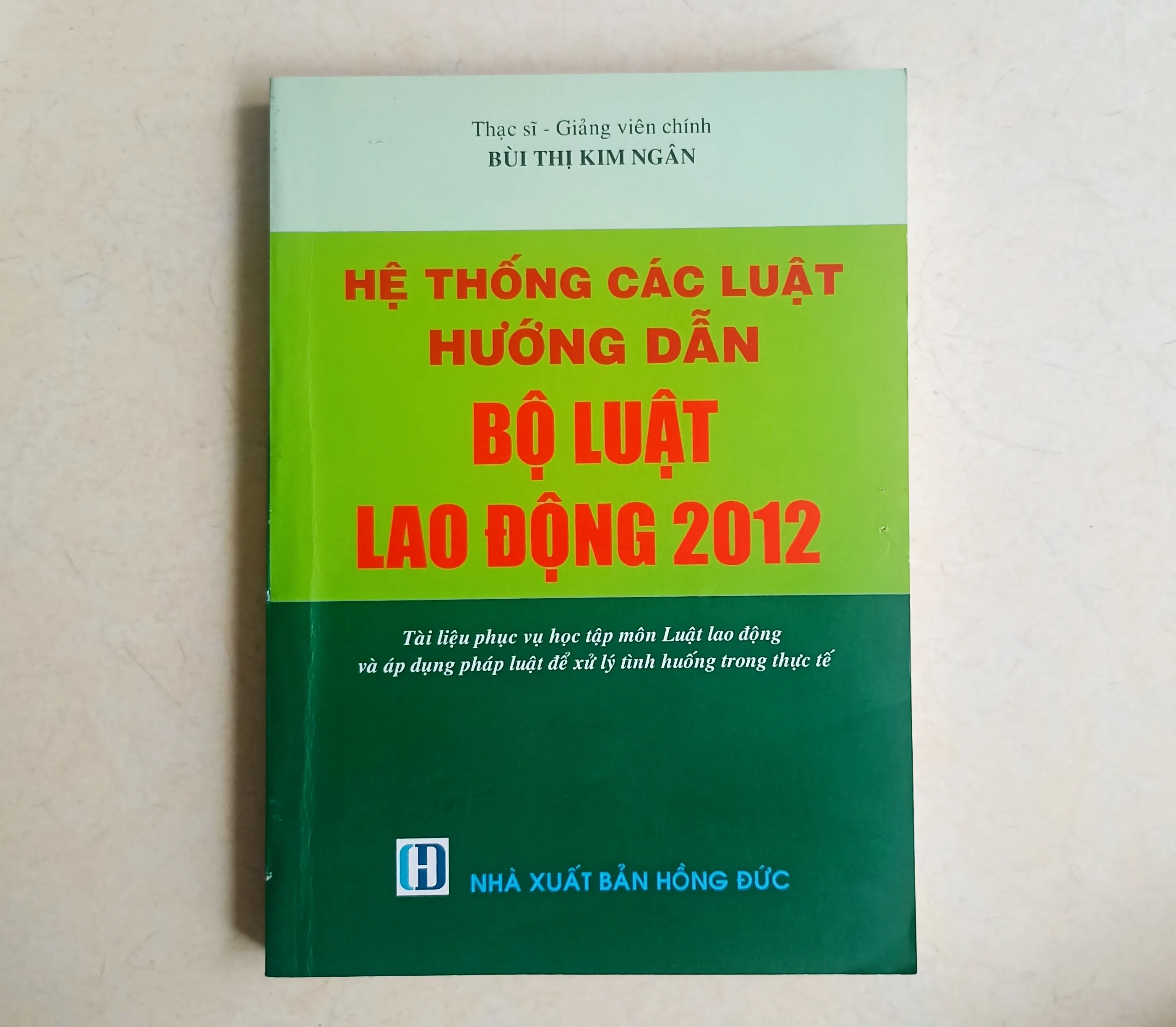 Bộ luật lao động 2012 🌻 by  - Sách Book Cover - Ngọc Hiển Books