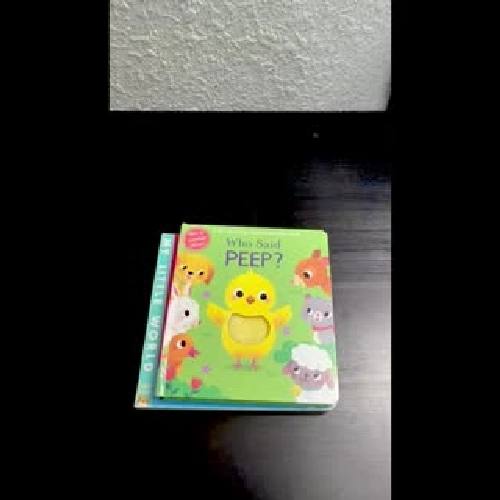 Board book Who Said Peep? - Lật mở và sờ chạm