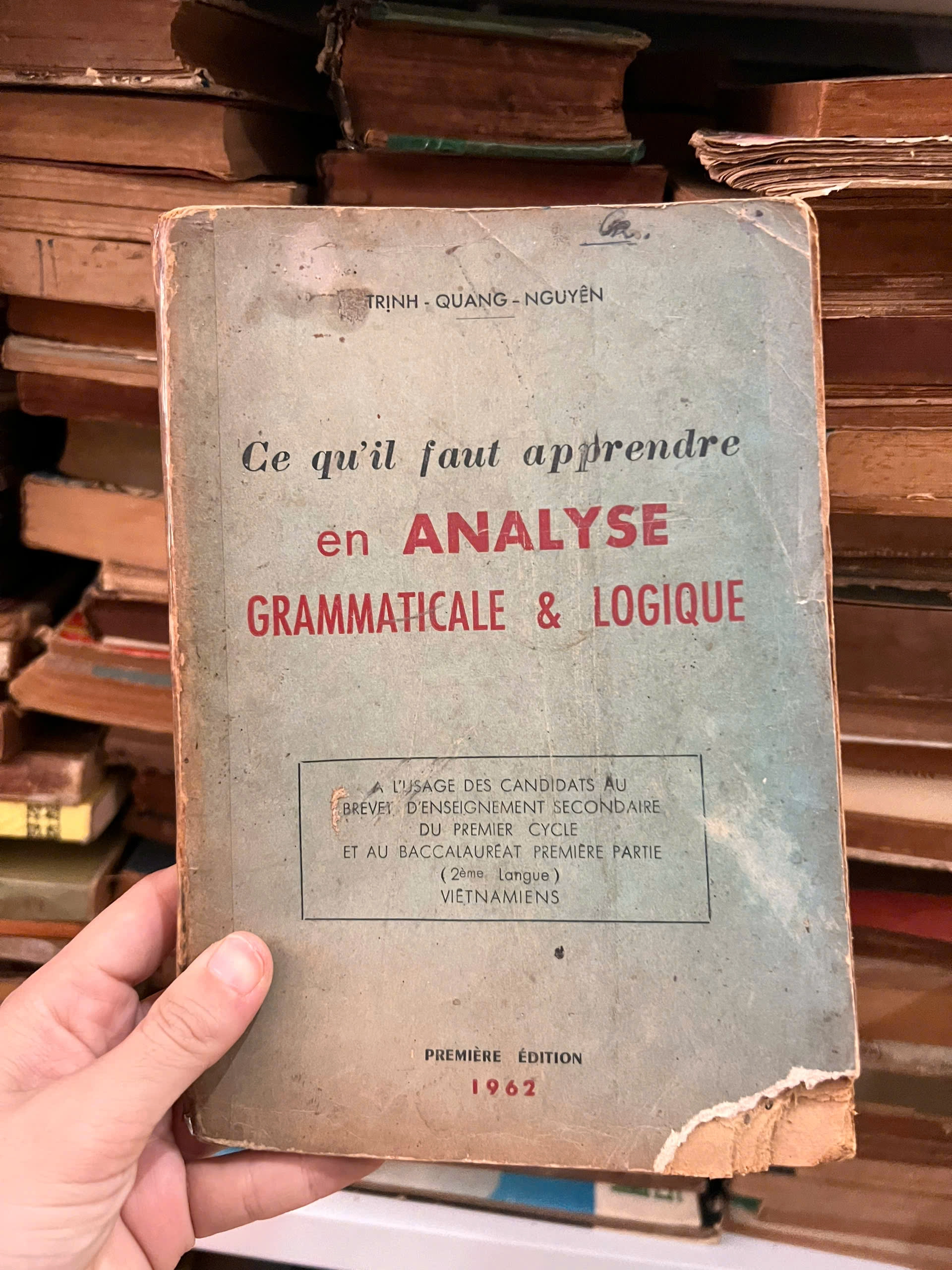 Ce qu'il faut apprendre en analyse grammaticale logique by  - Sách Book Cover - Ngọc Hiển Books