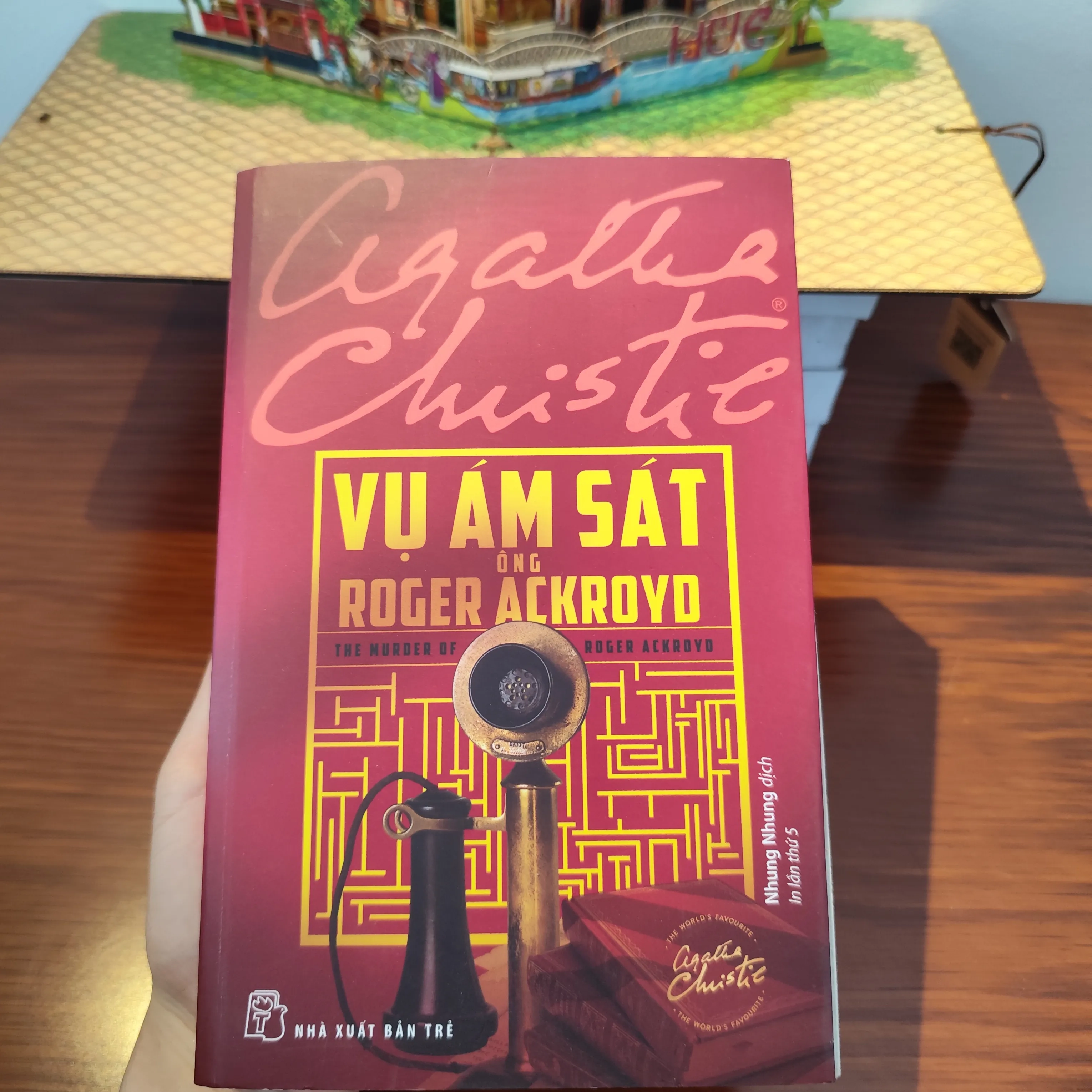 Vụ ám sát ông Roger Ackroyd by  - Sách Book Cover - Ngọc Hiển Books